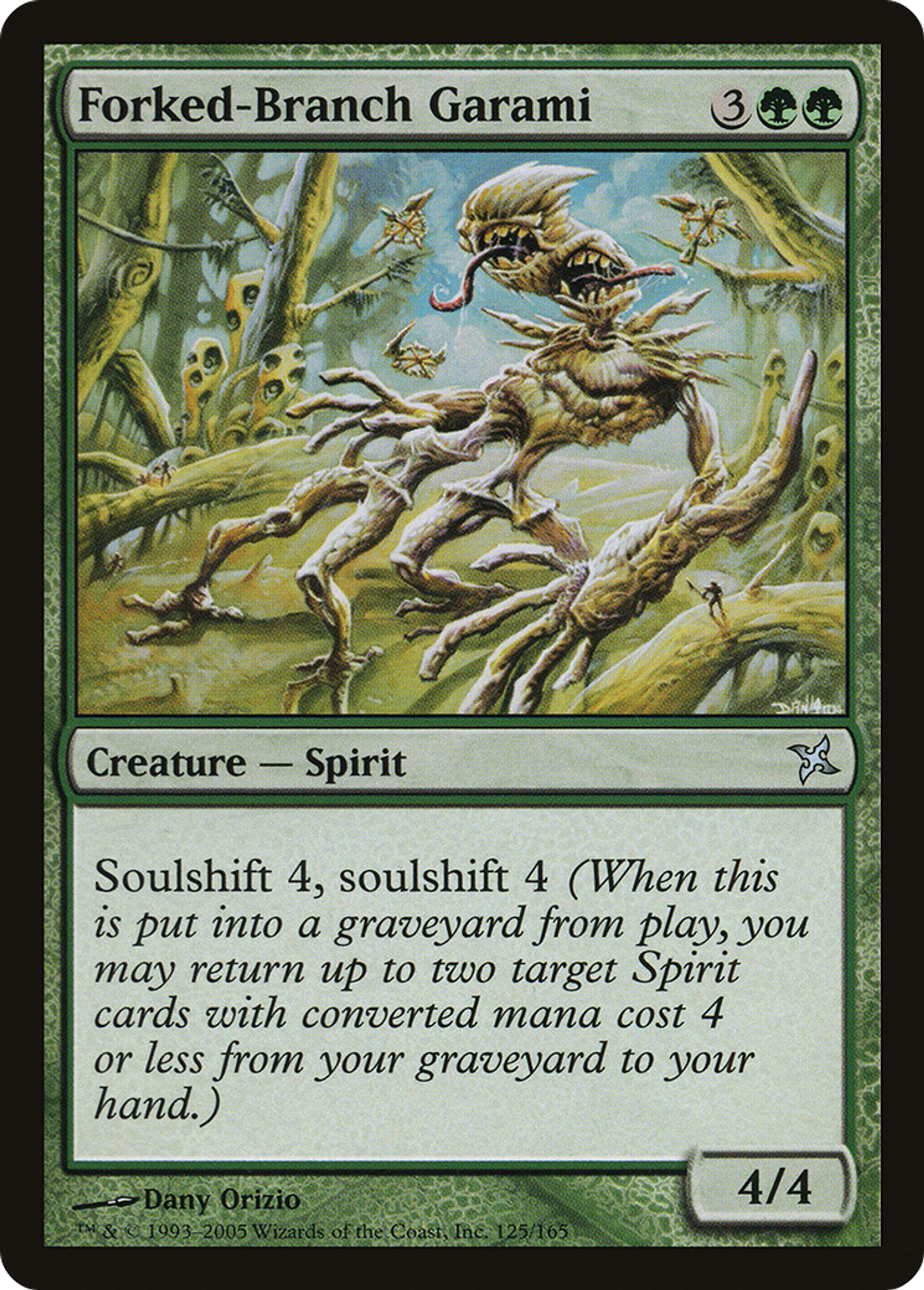 Garami à branche fourchue — Betrayers of Kamigawa — Magic: The Gathering