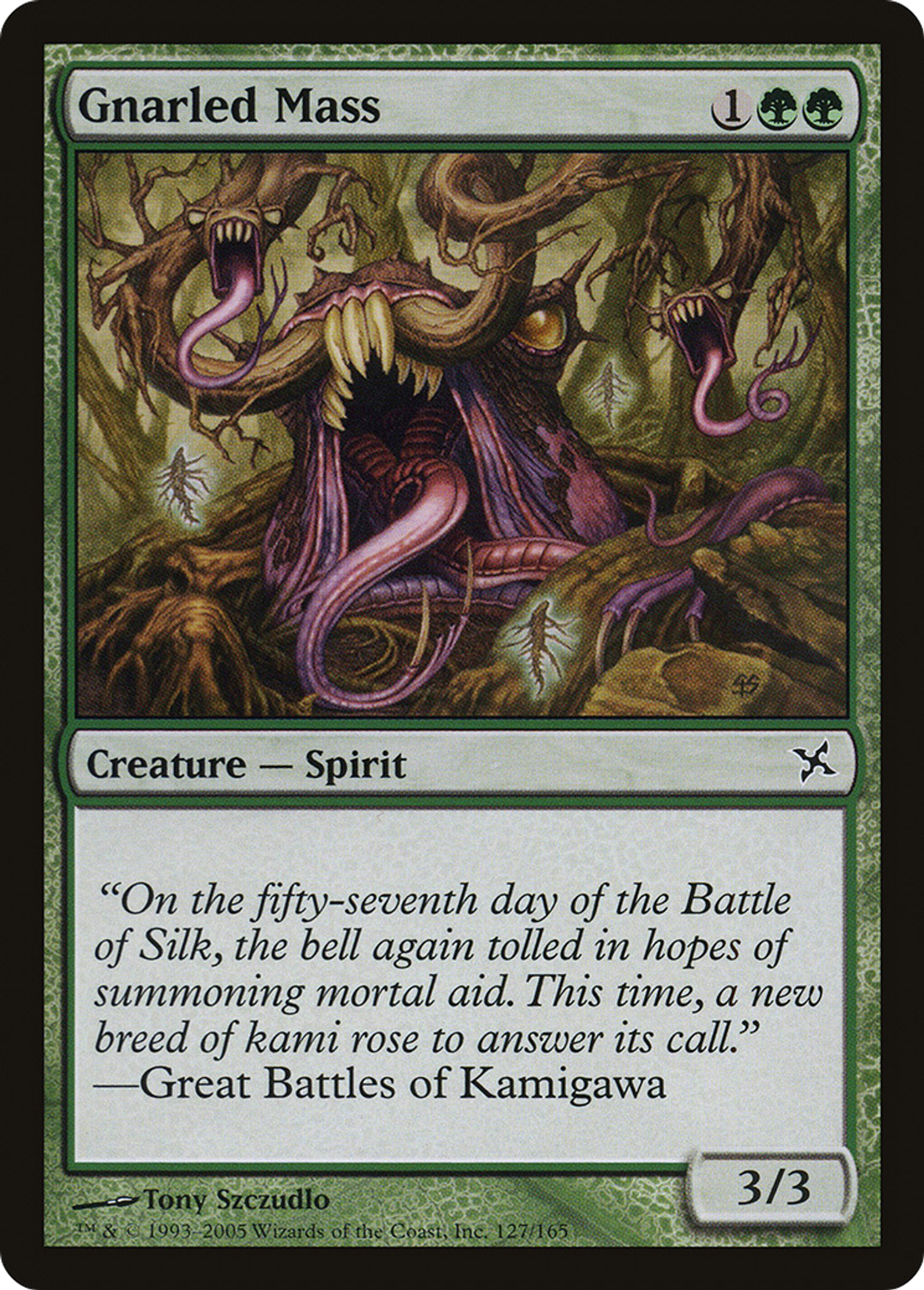 Masse noueuse — Betrayers of Kamigawa — Magic: The Gathering