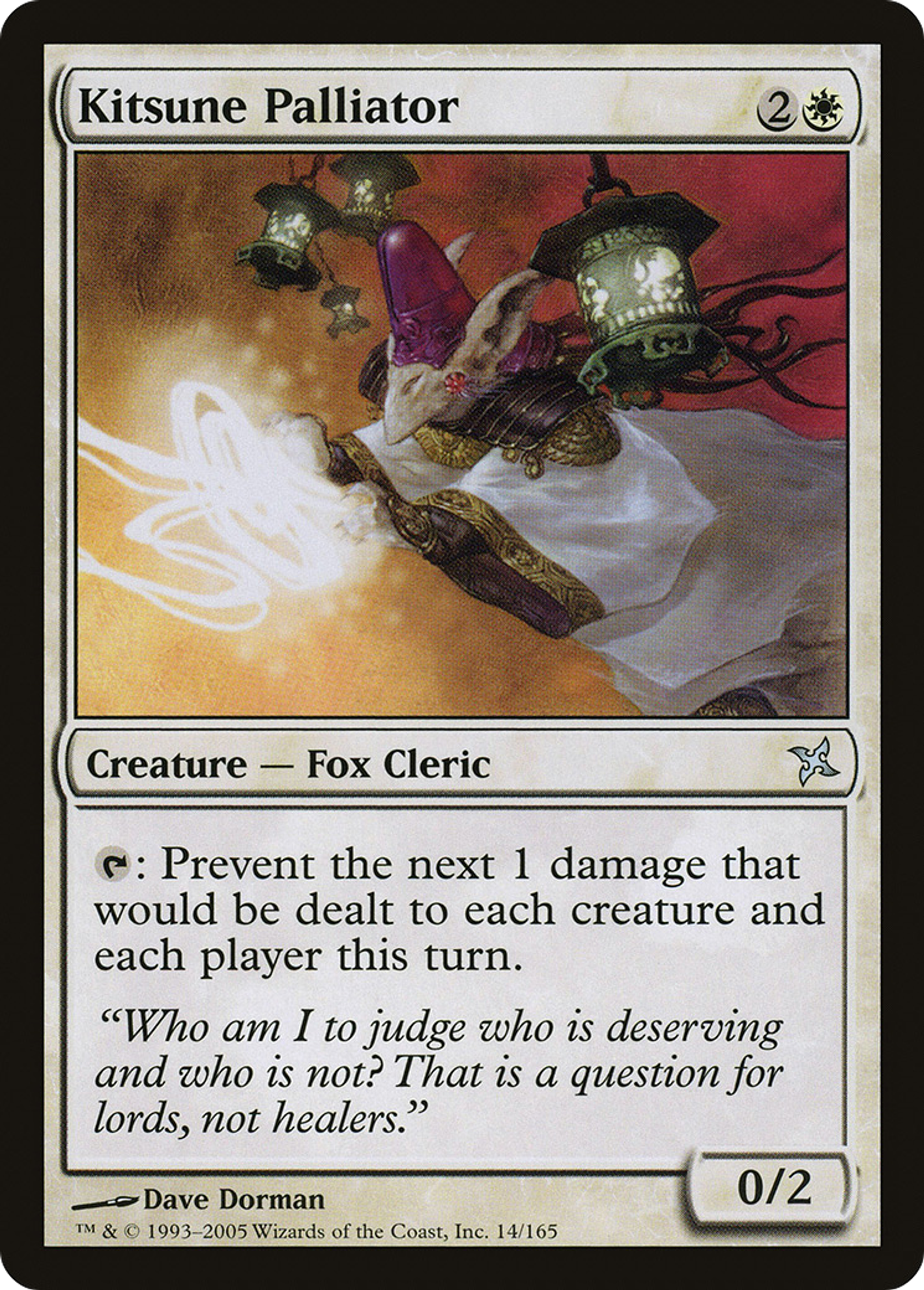 Palliateur kitsune — Betrayers of Kamigawa — Magic: The Gathering
