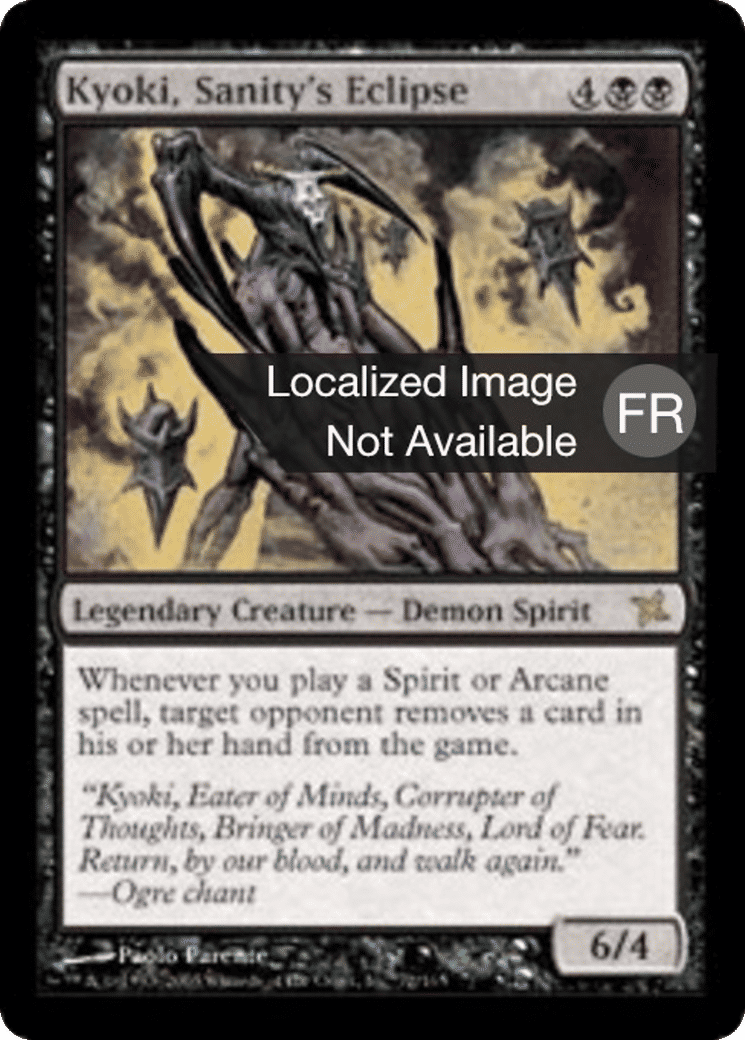 Kyoki, éclipse de la raison — Betrayers of Kamigawa — Magic: The Gathering
