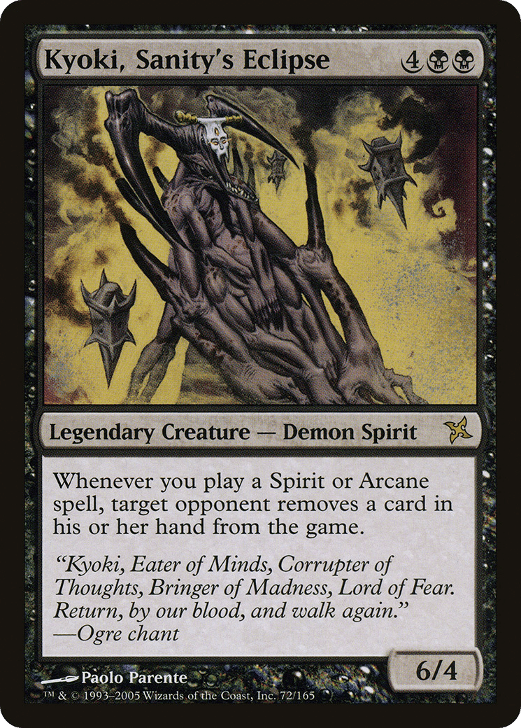 Kyoki, Sanity's Eclipse — Betrayers of Kamigawa — Magic: The Gathering