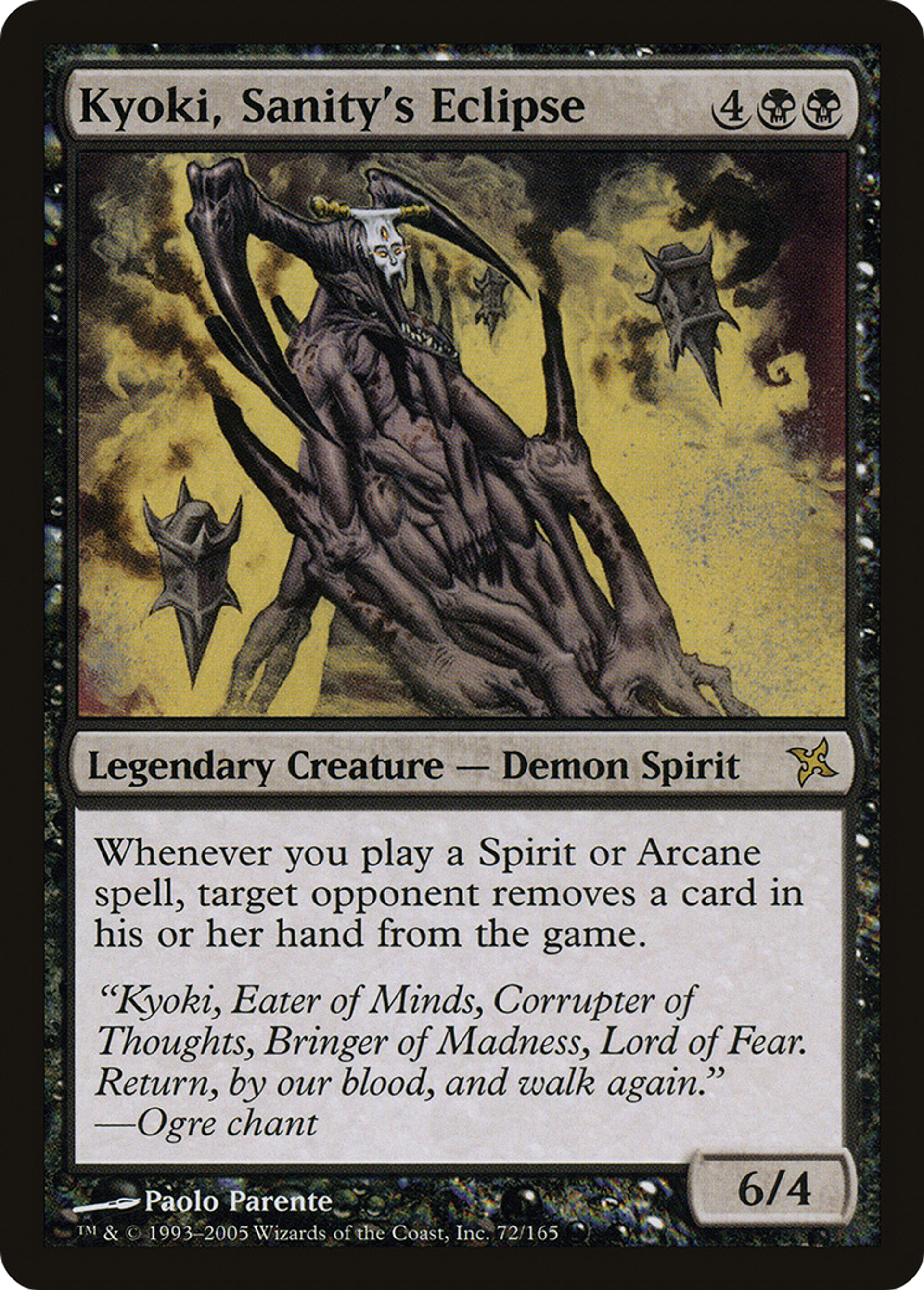 Kyoki, éclipse de la raison — Betrayers of Kamigawa — Magic: The Gathering