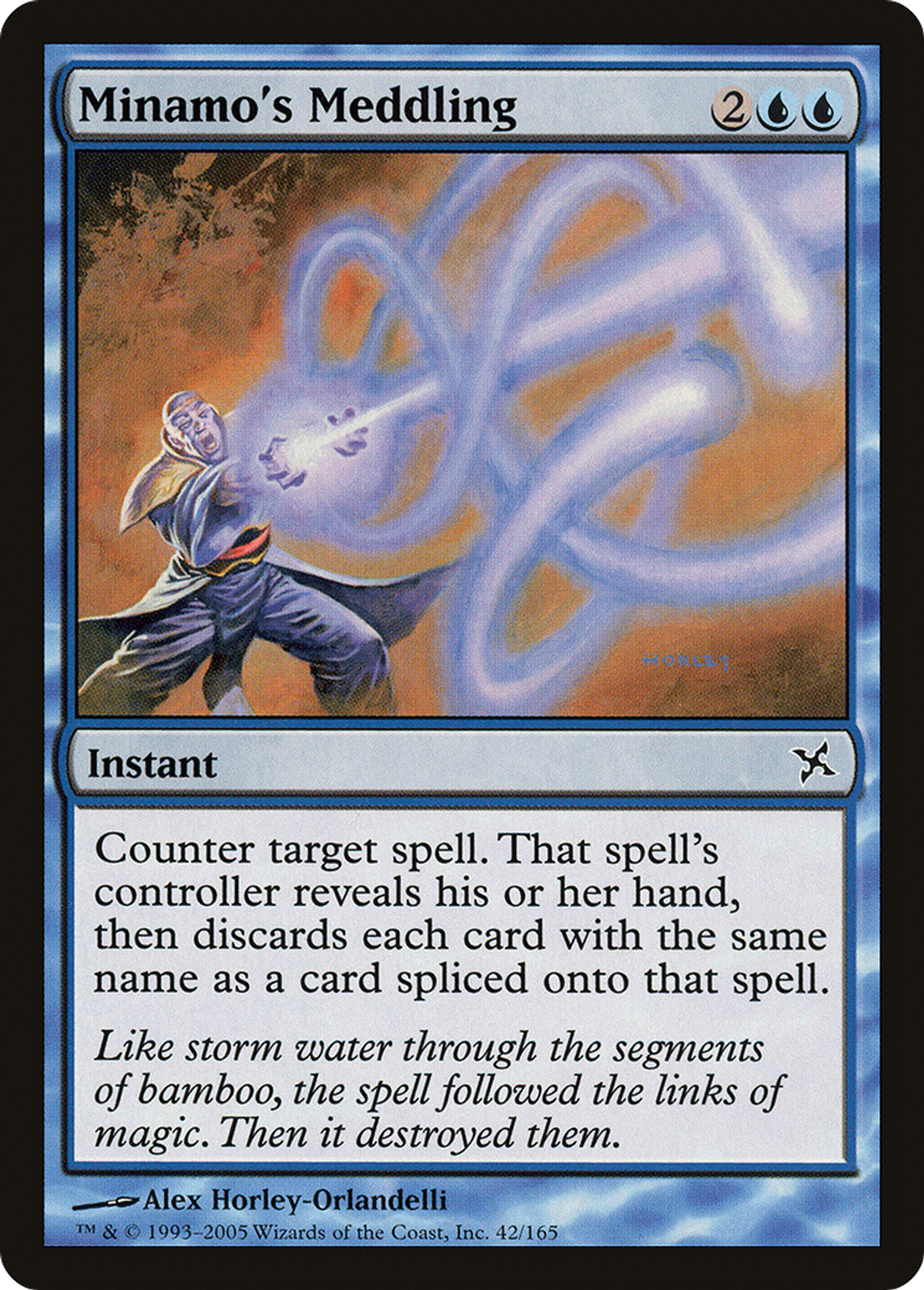 Minamo's Meddling — Betrayers of Kamigawa — Magic: The Gathering