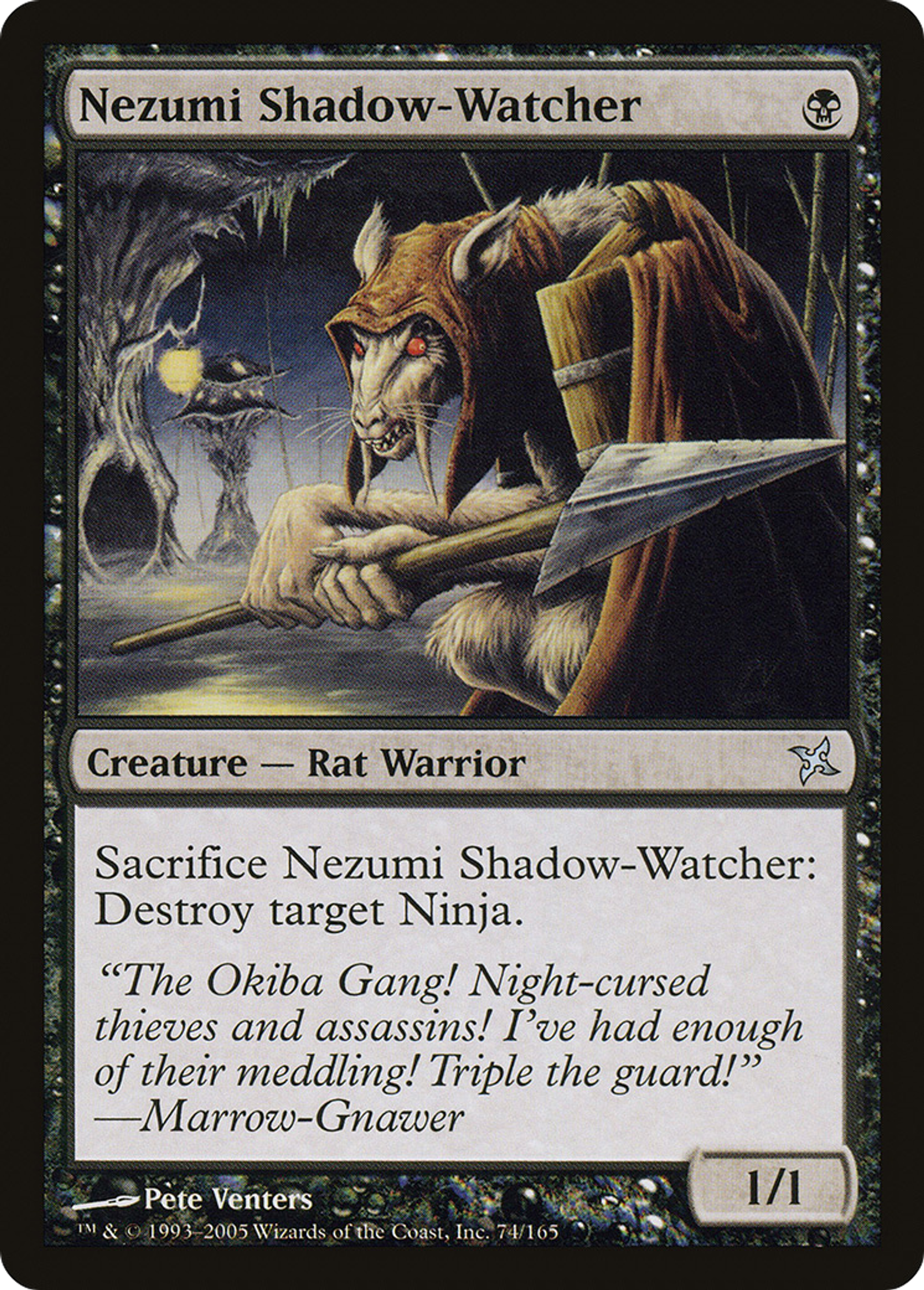 Gardien des ombres nezumi — Betrayers of Kamigawa — Magic: The Gathering