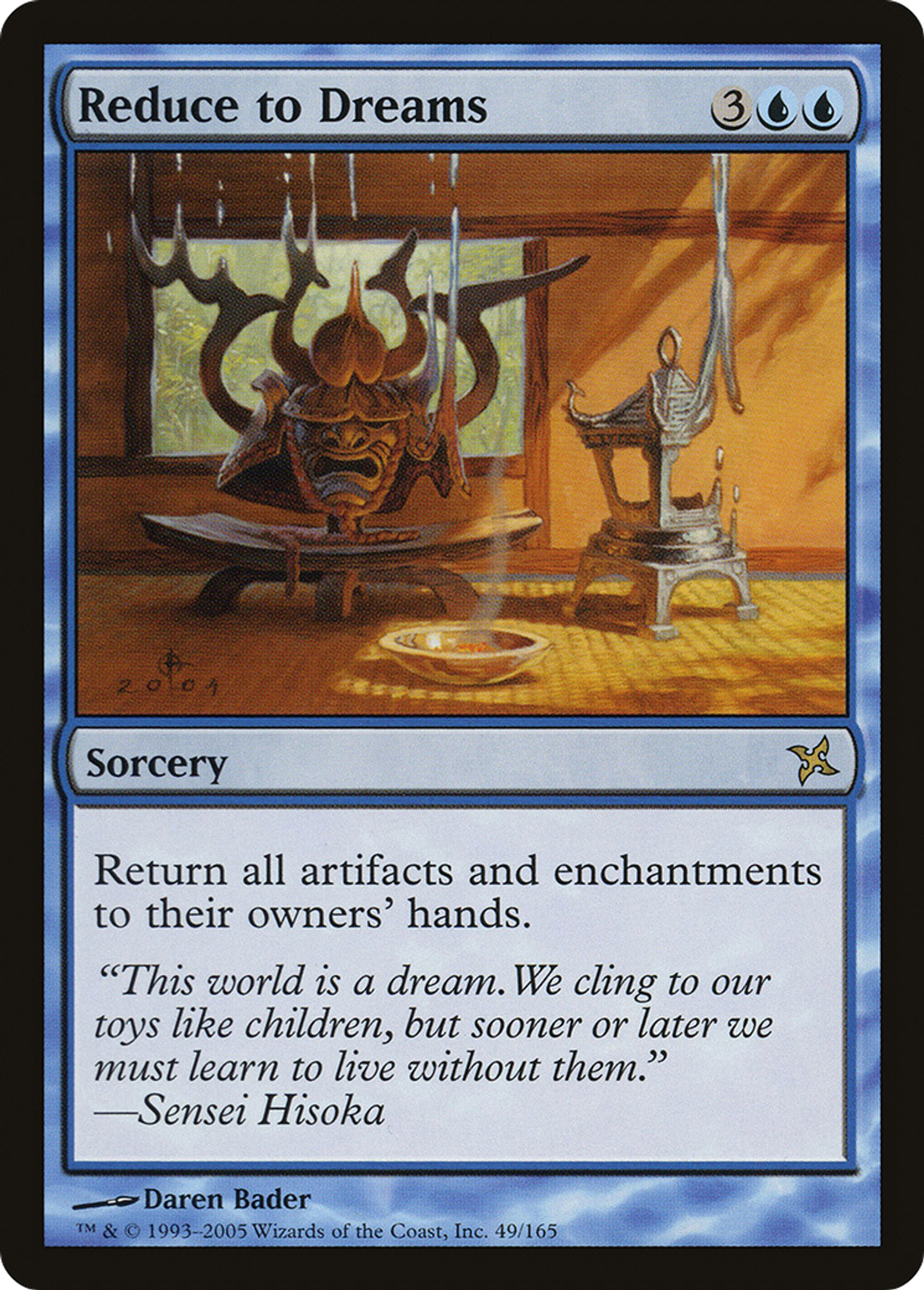Reduce to Dreams — Betrayers of Kamigawa — Magic: The Gathering