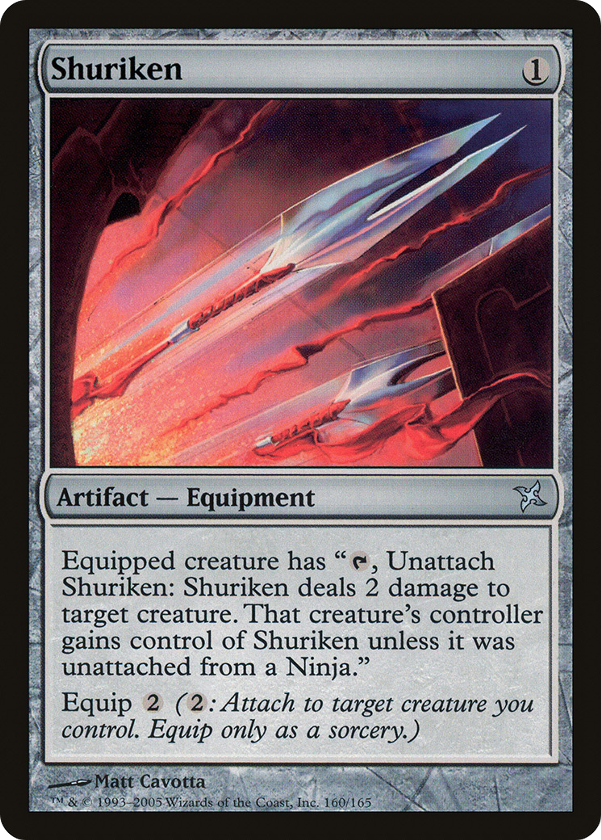 Shuriken — Betrayers of Kamigawa — Magic: The Gathering