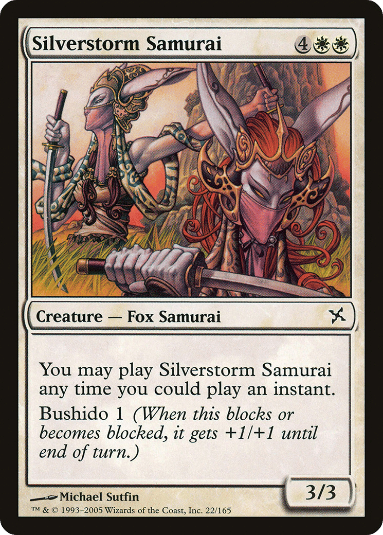 Silverstorm Samurai — Betrayers of Kamigawa — Magic: The Gathering