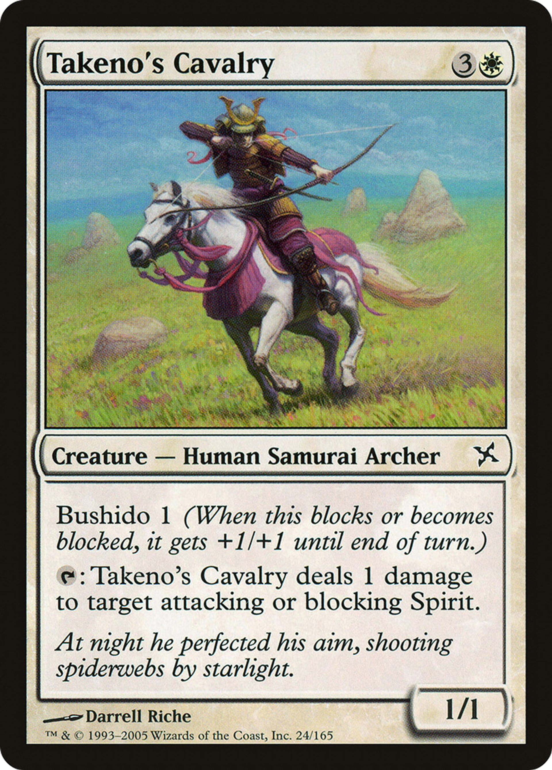 Takeno's Cavalry — Betrayers of Kamigawa — Magic: The Gathering