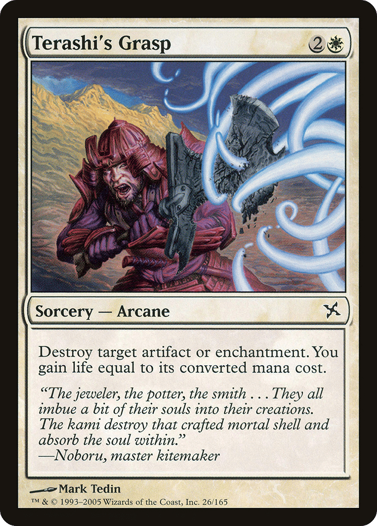 Terashi's Grasp — Betrayers of Kamigawa — Magic: The Gathering