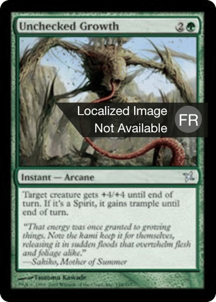 Croissance incontrôlée — Betrayers of Kamigawa — Magic: The Gathering