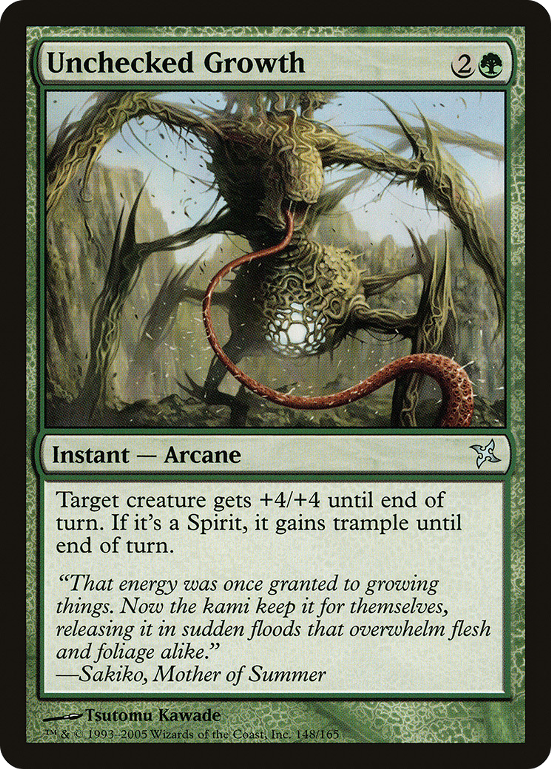 Croissance incontrôlée — Betrayers of Kamigawa — Magic: The Gathering
