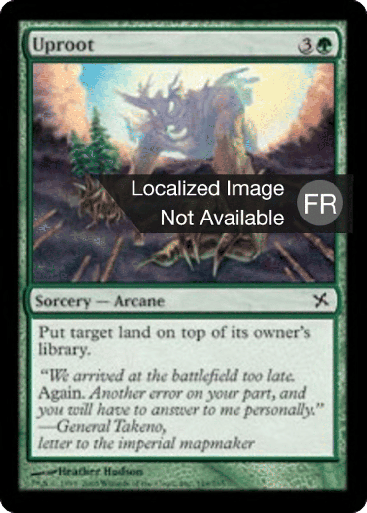 Déraciner — Betrayers of Kamigawa — Magic: The Gathering