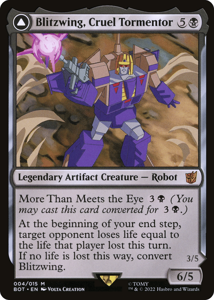 Blitzwing, Cruel Tormentor // Blitzwing, Adaptive Assailant — Transformers — Magic: The Gathering