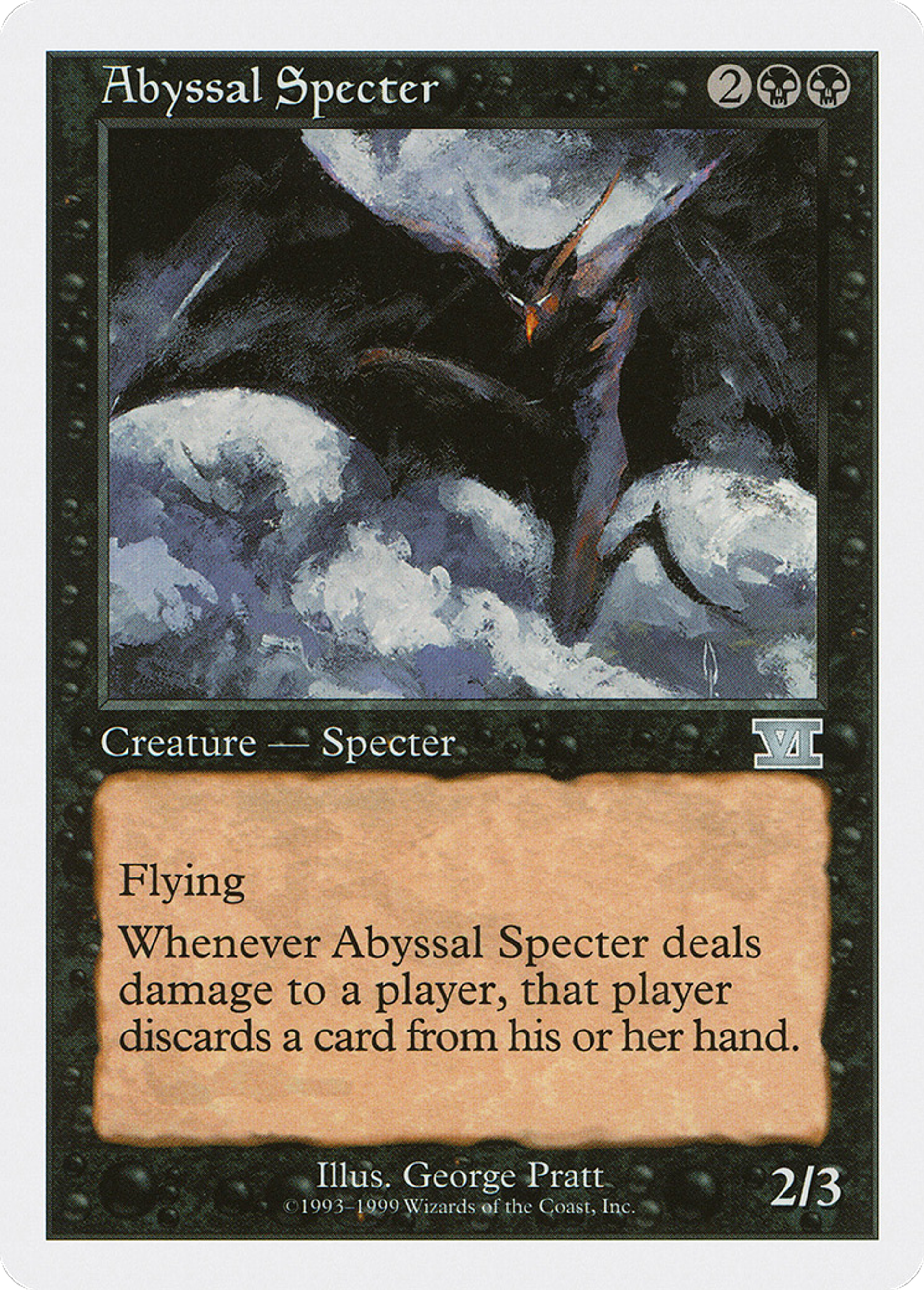 Abyssal Specter — Battle Royale Box Set — Magic: The Gathering