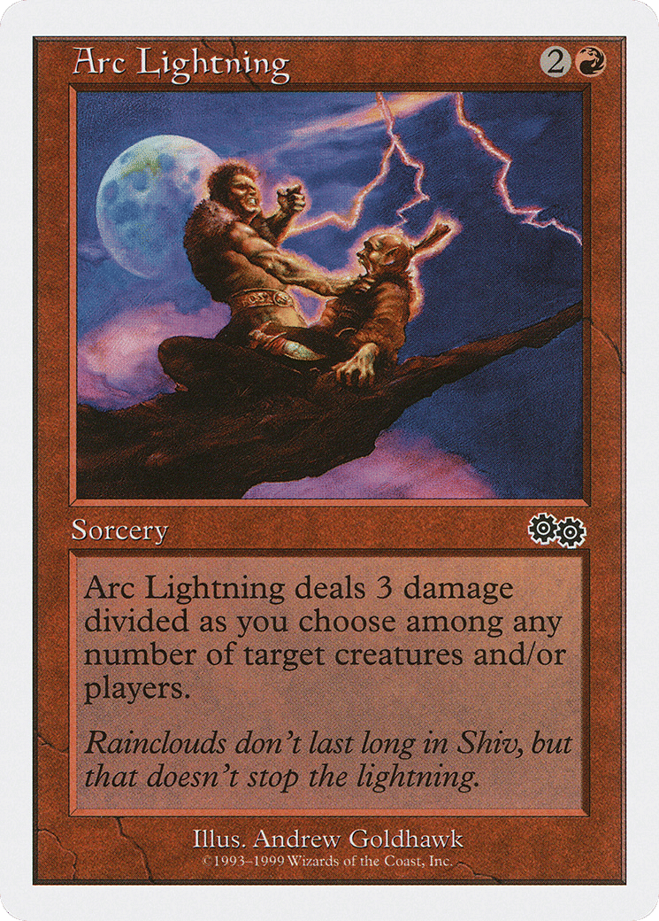 Arc Lightning — Battle Royale Box Set — Magic: The Gathering