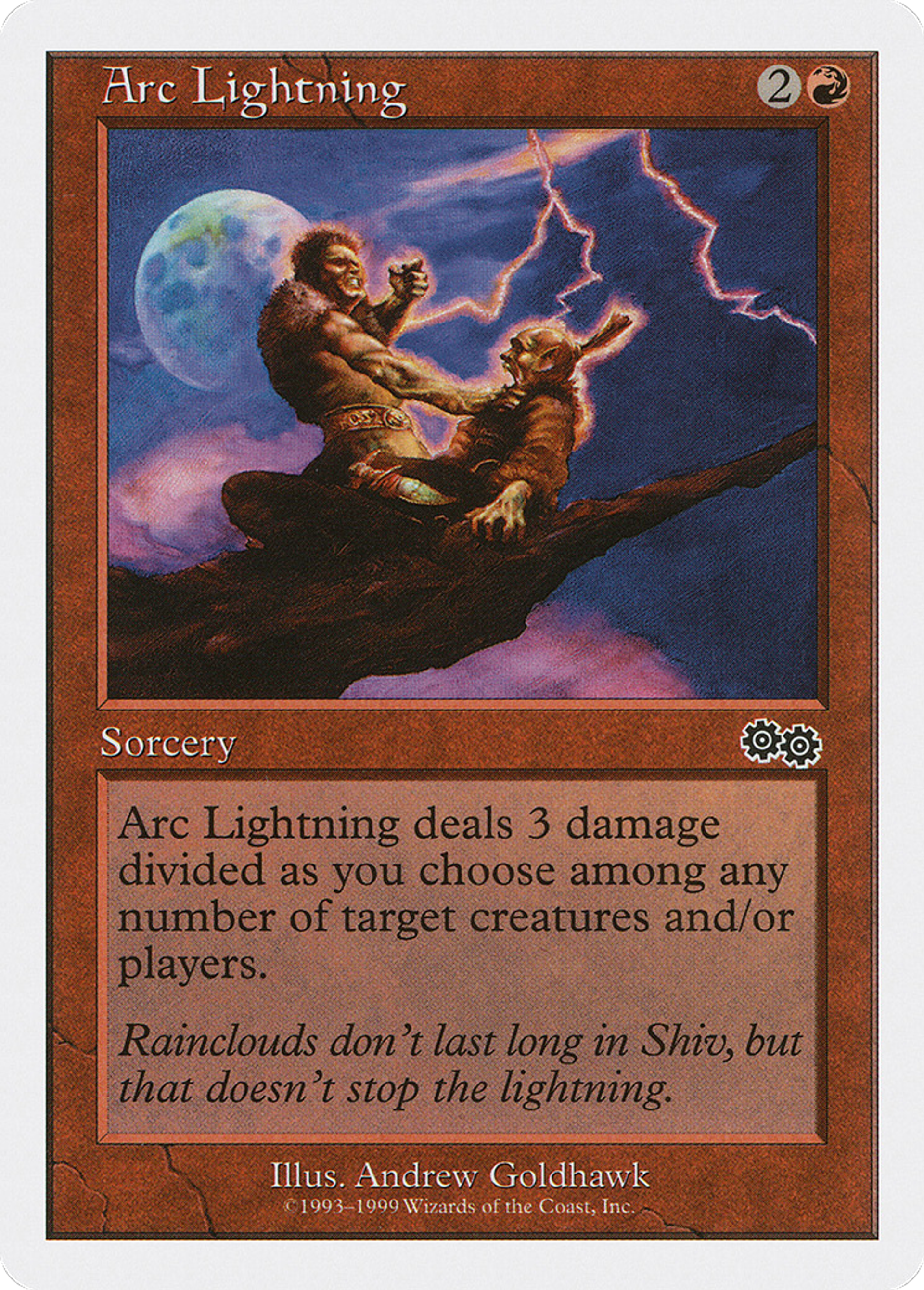 Arc Lightning — Battle Royale Box Set — Magic: The Gathering
