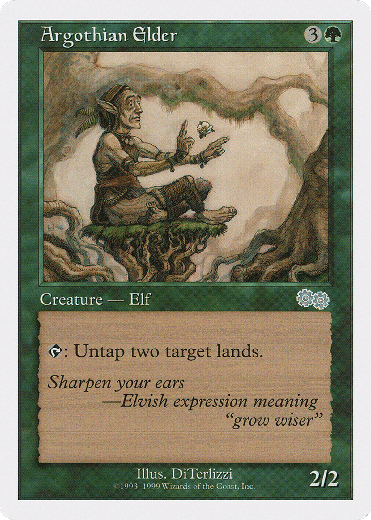 Vieux sage Argothien from Battle Royale Box Set - Magic: The Gathering
