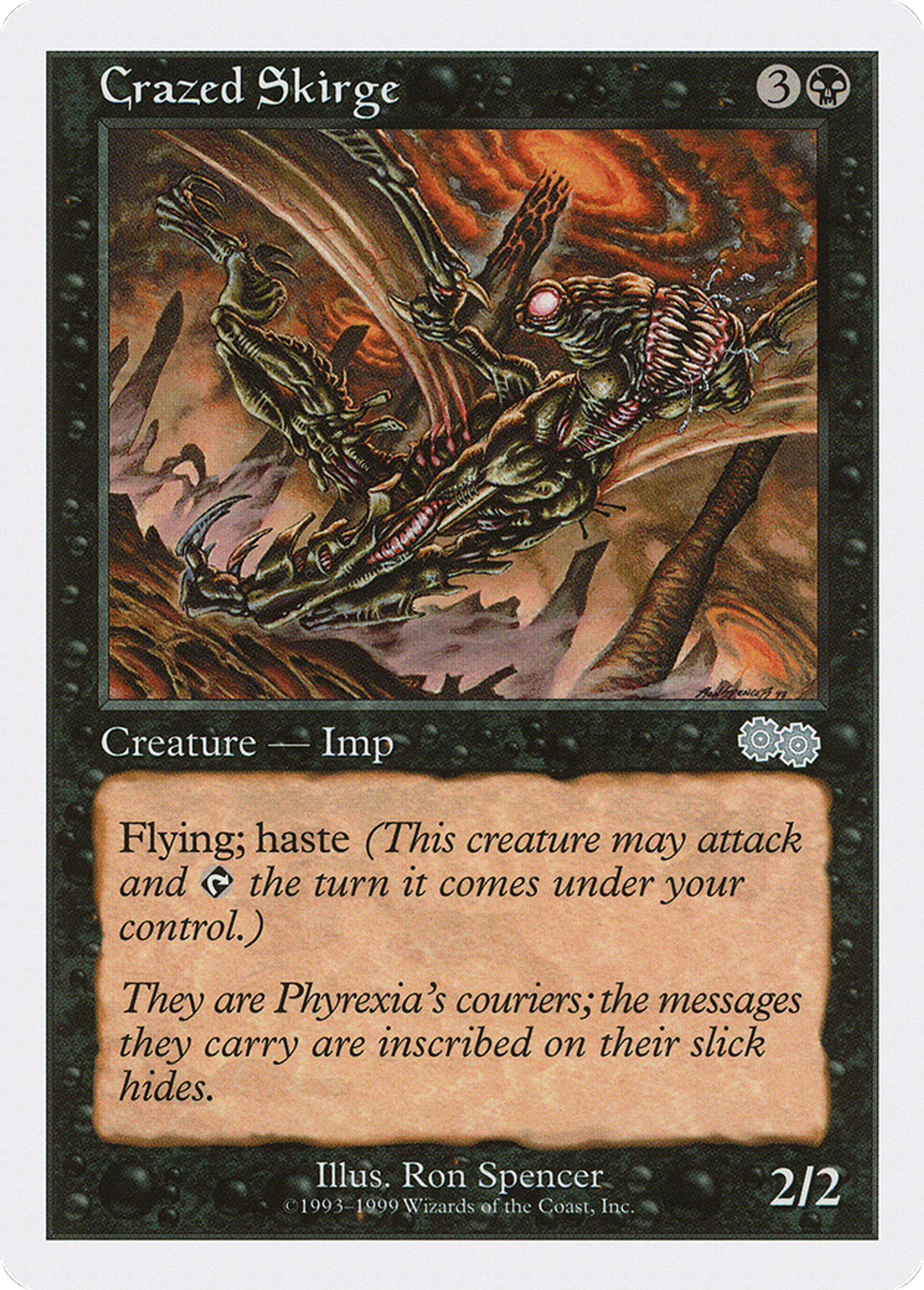 Crazed Skirge — Battle Royale Box Set — Magic: The Gathering