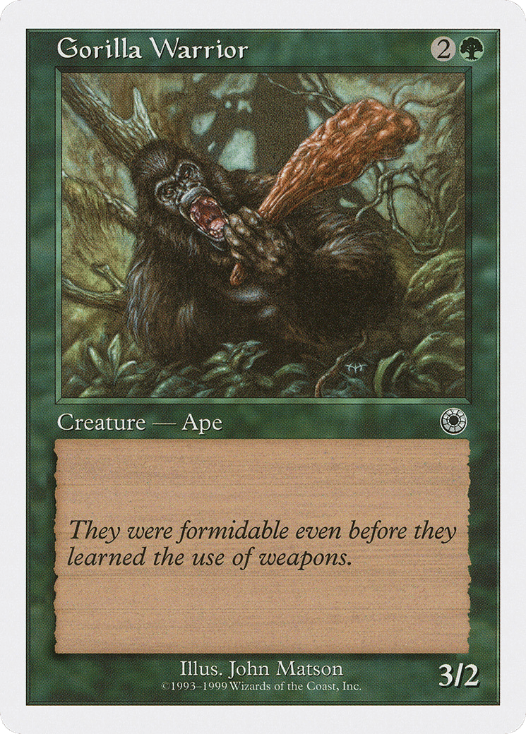 Gorilla Warrior — Battle Royale Box Set — Magic: The Gathering
