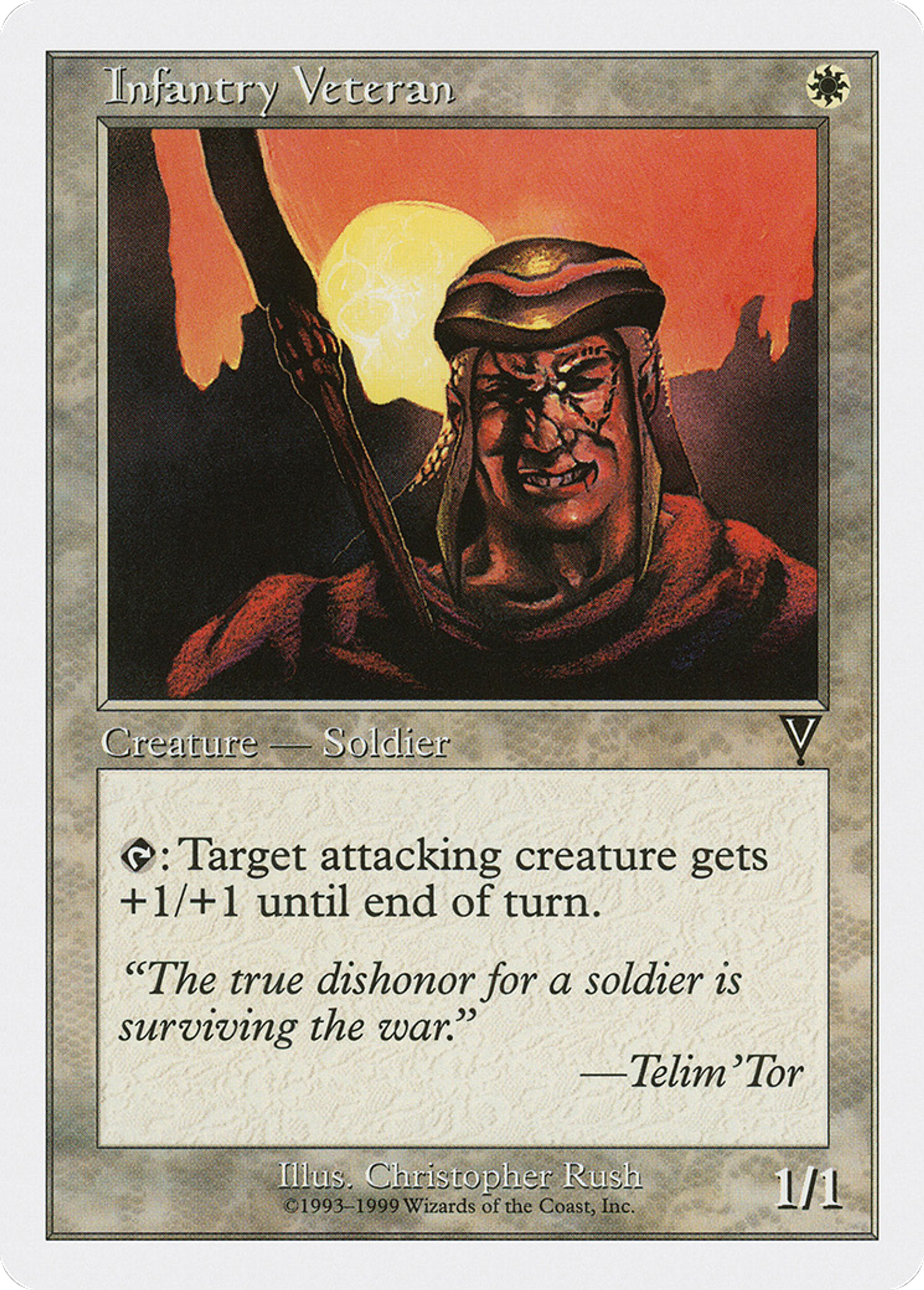 Infantry Veteran — Battle Royale Box Set — Magic: The Gathering