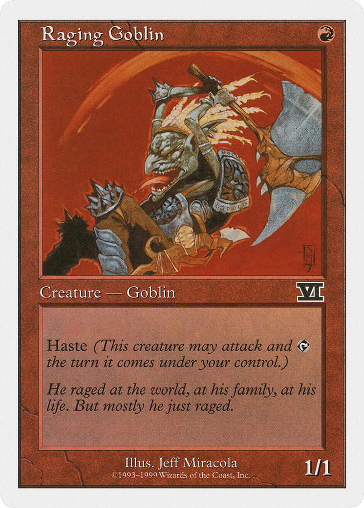 Raging Goblin — Battle Royale Box Set — Magic: The Gathering