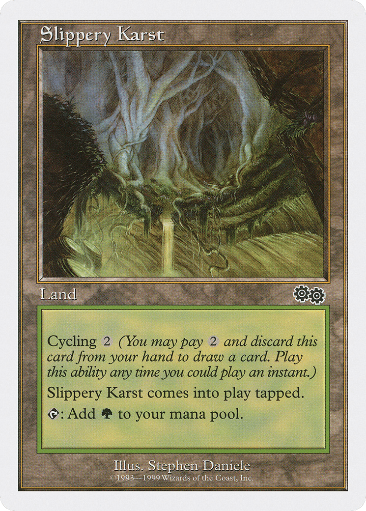 Slippery Karst — Battle Royale Box Set — Magic: The Gathering