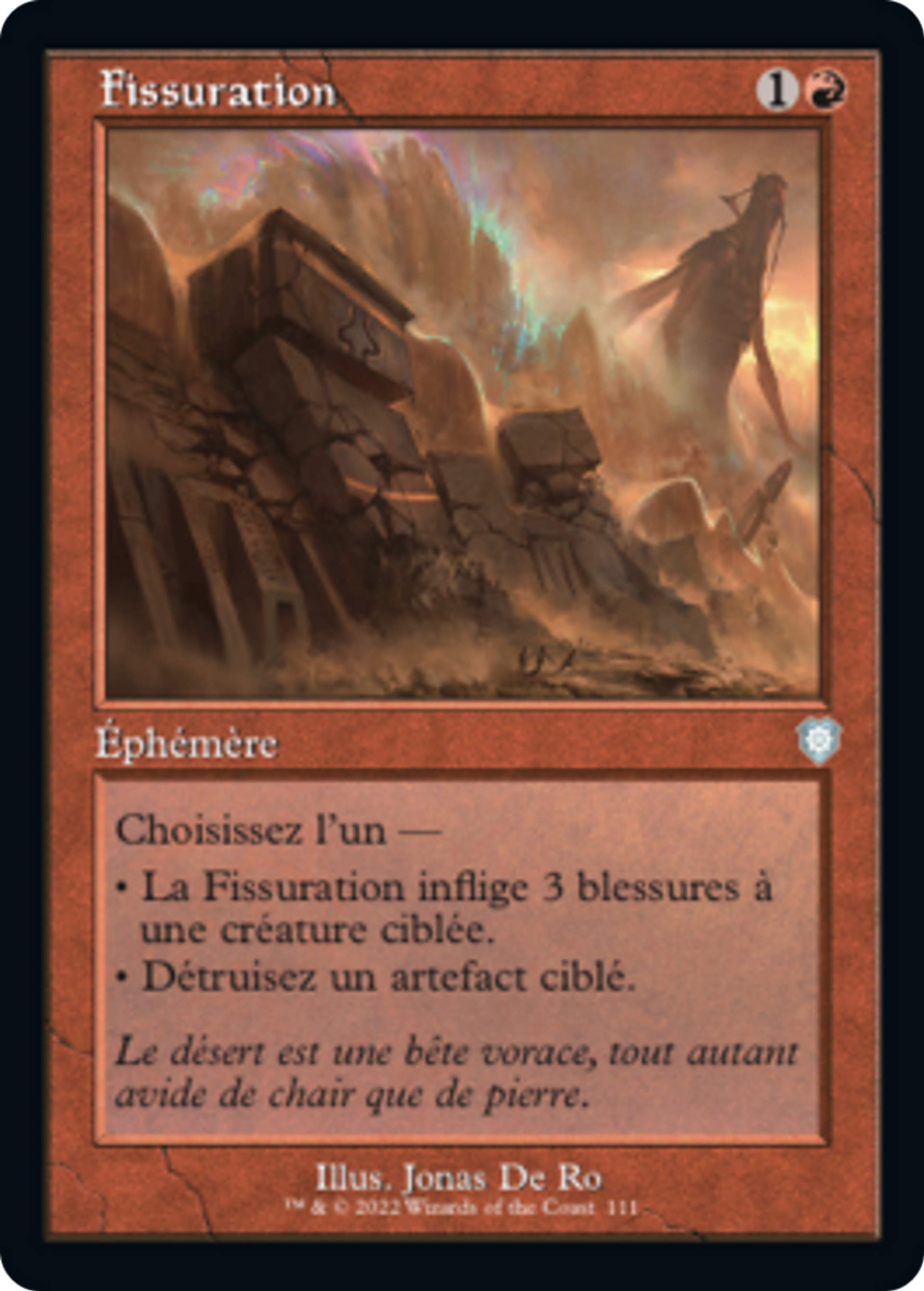Fissuration — The Brothers' War Commander — Magic: The Gathering