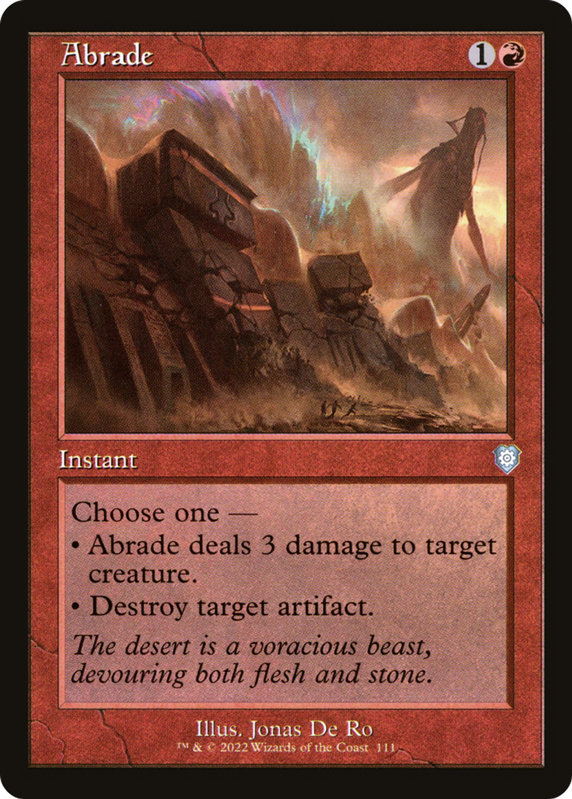 Abrade — The Brothers' War Commander — Magic: The Gathering