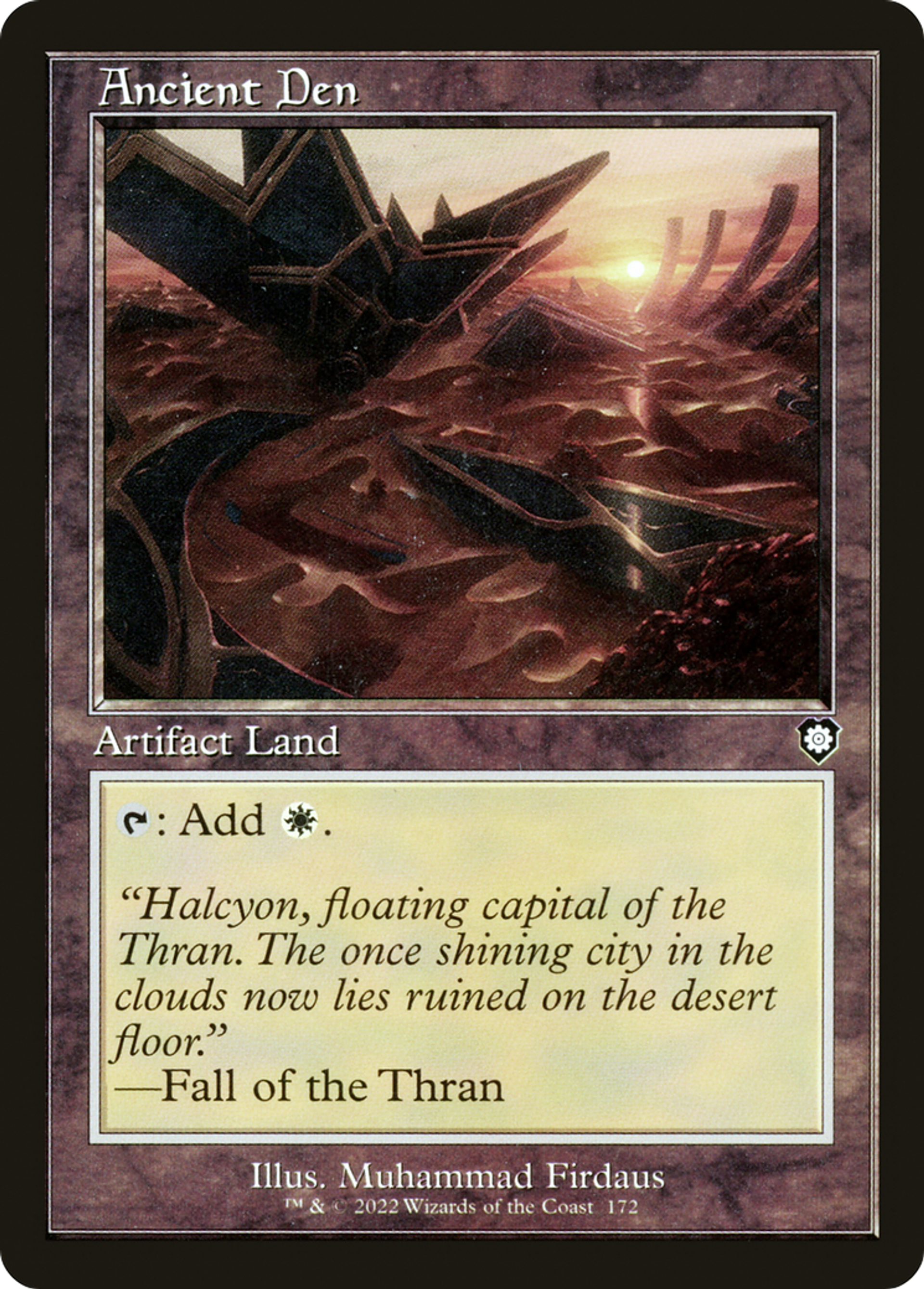 Ancienne tanière — The Brothers' War Commander — Magic: The Gathering