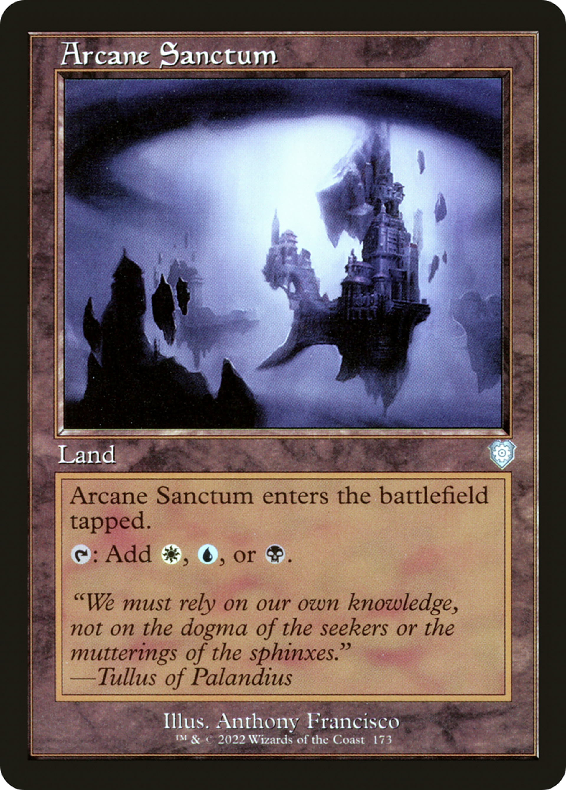 Sanctuaire ésotérique — The Brothers' War Commander — Magic: The Gathering