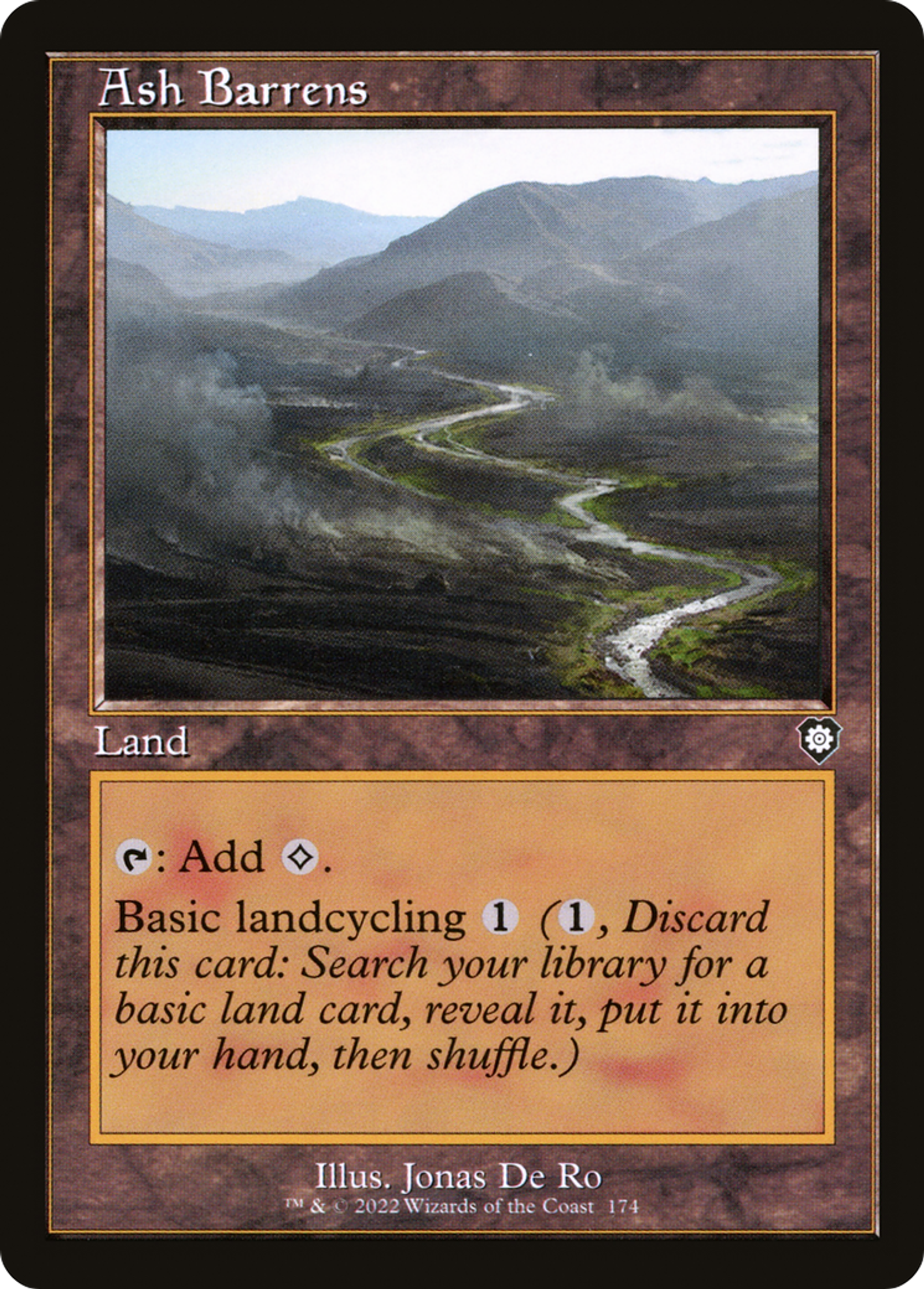 Landes cendreuses — The Brothers' War Commander — Magic: The Gathering