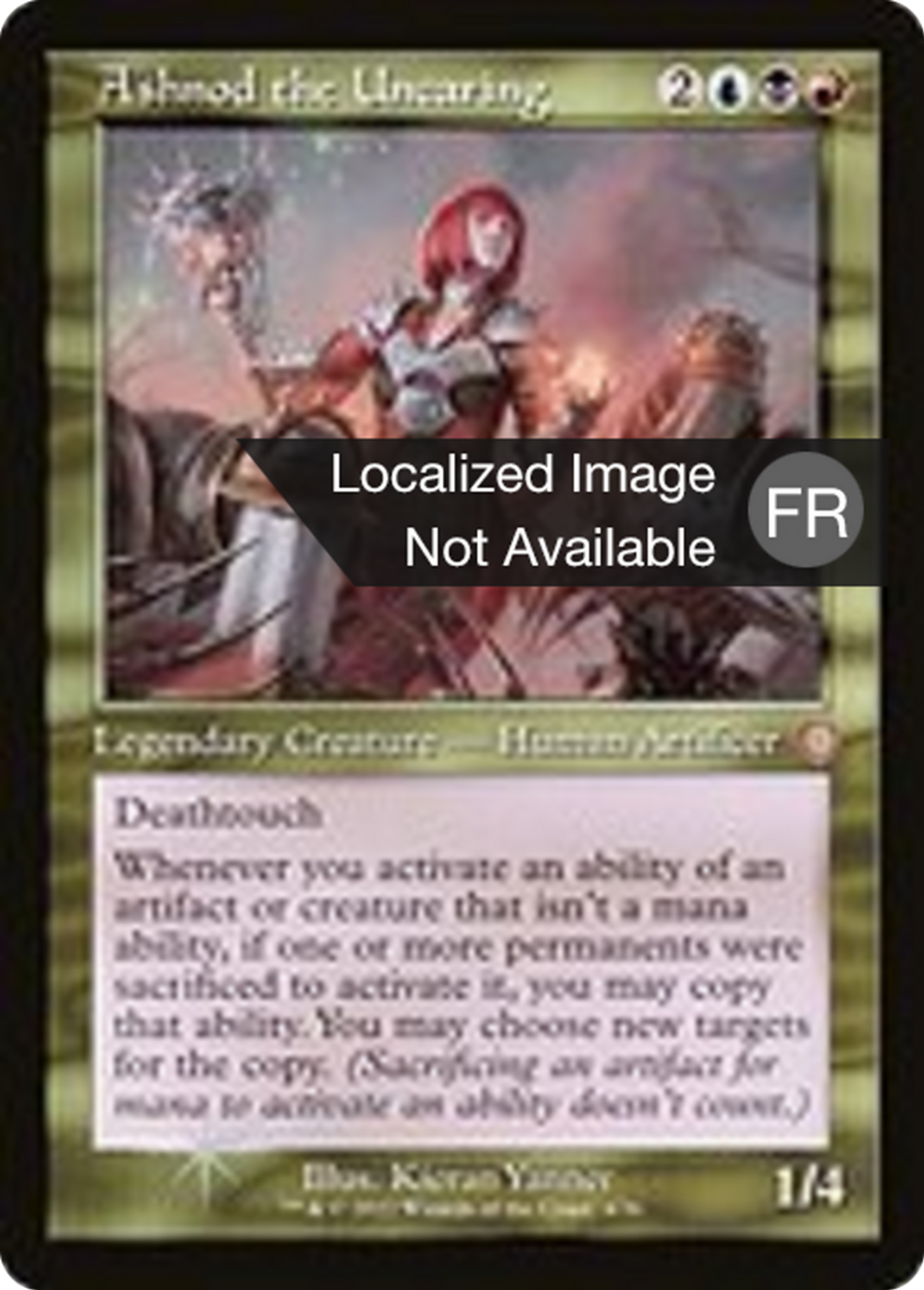 Ashnod l'Indifférente — The Brothers' War Commander — Magic: The Gathering