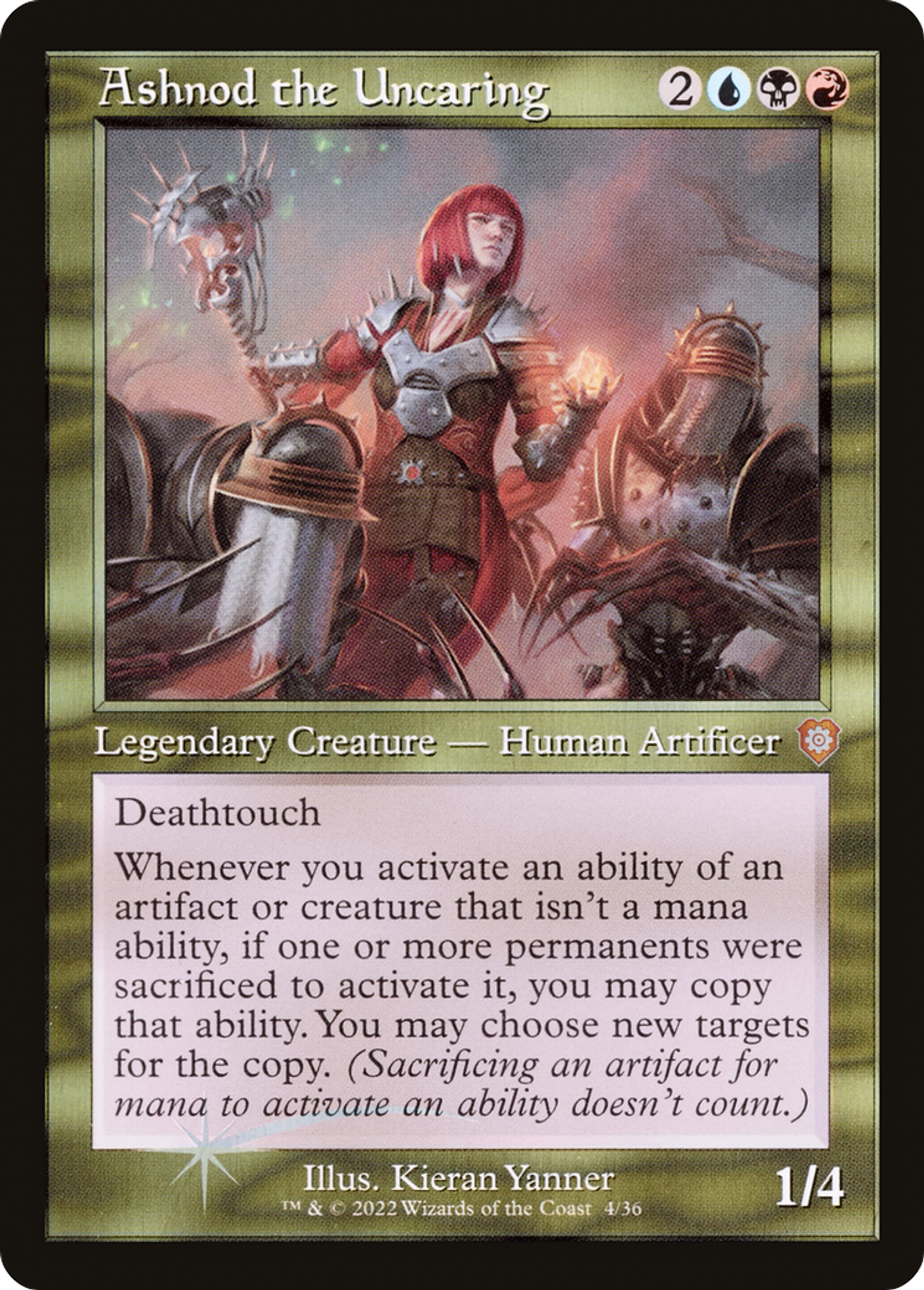 Ashnod l'Indifférente — The Brothers' War Commander — Magic: The Gathering