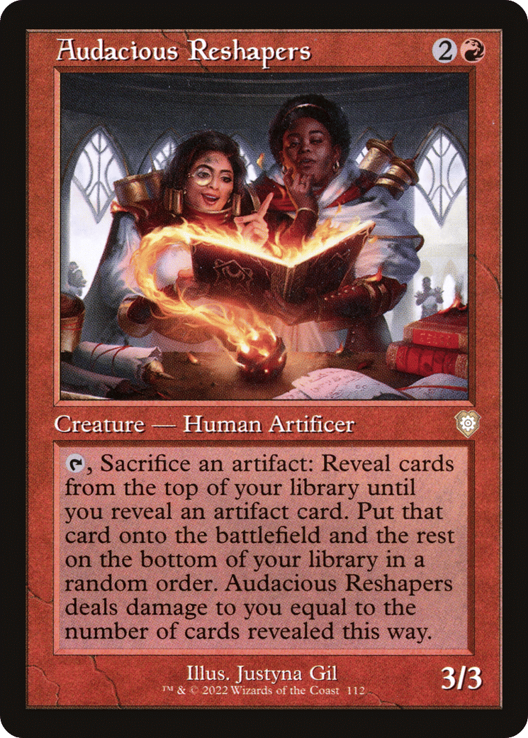 Audacious Reshapers — The Brothers' War Commander — Magic: The Gathering