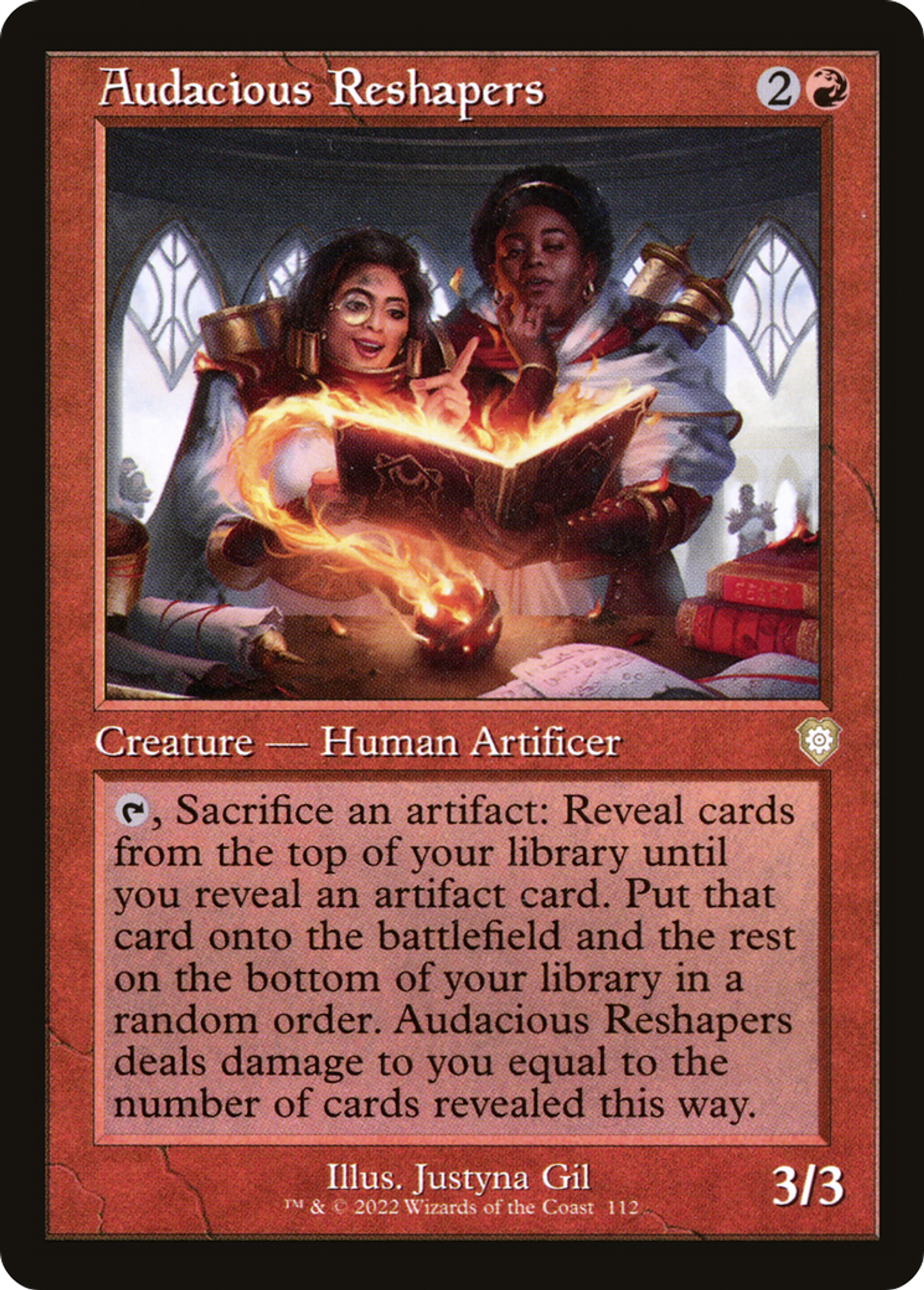 Audacious Reshapers — The Brothers' War Commander — Magic: The Gathering