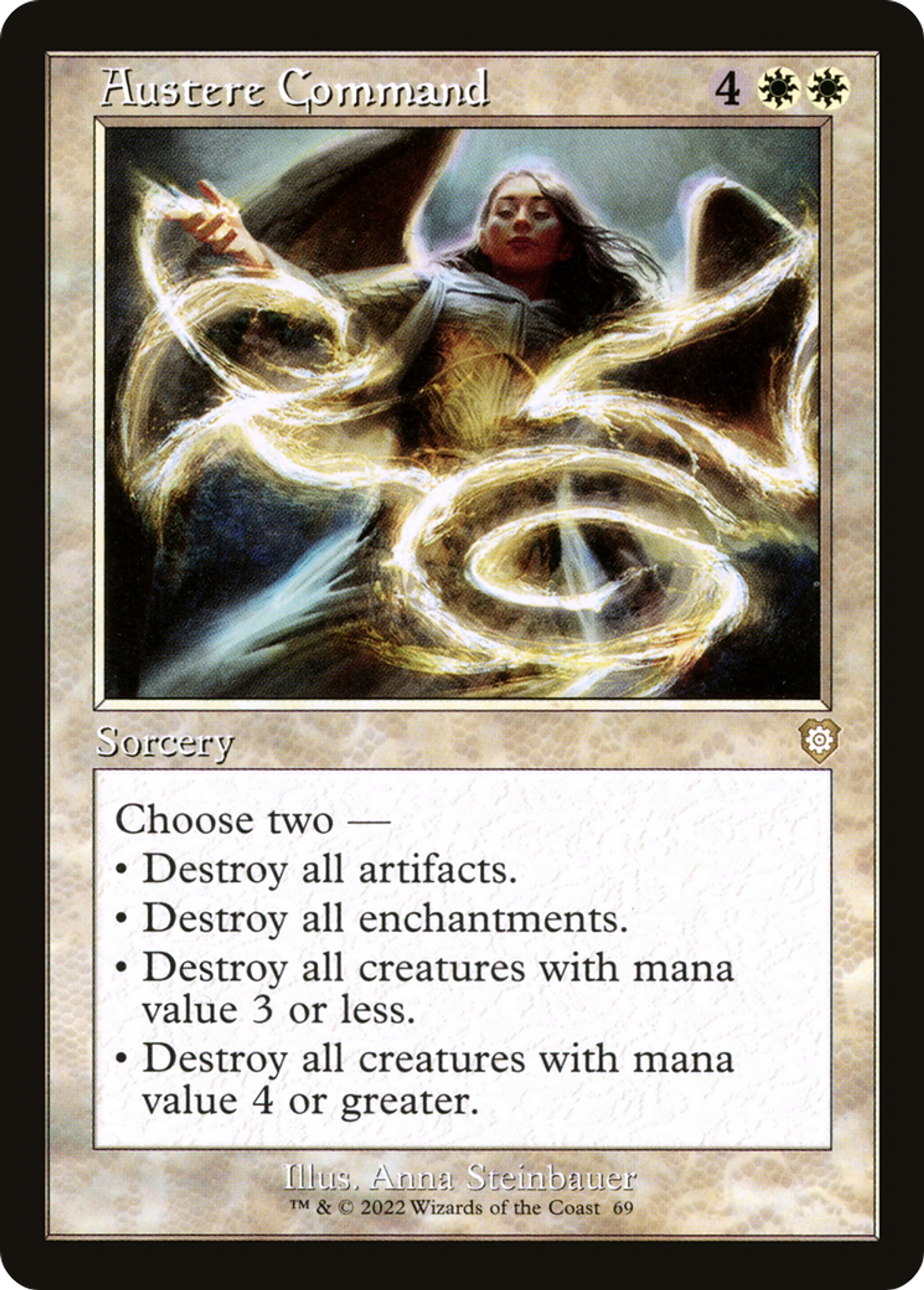 Austere Command — The Brothers' War Commander — Magic: The Gathering