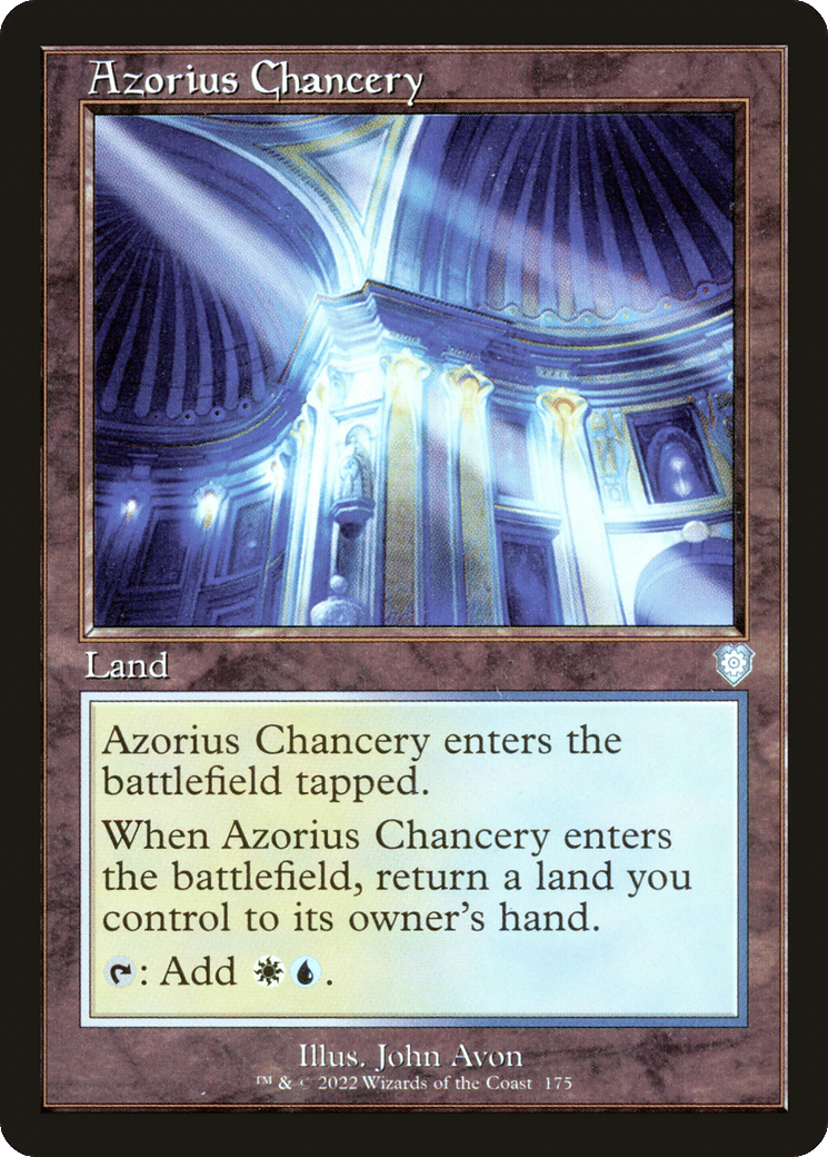 Azorius Chancery — The Brothers' War Commander — Magic: The Gathering