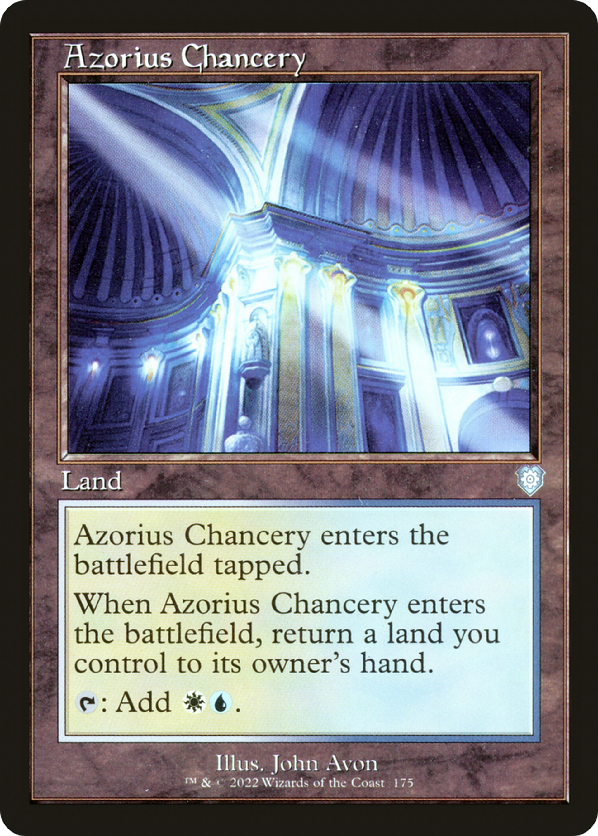 Cour de la chancellerie d'Azorius — The Brothers' War Commander — Magic: The Gathering