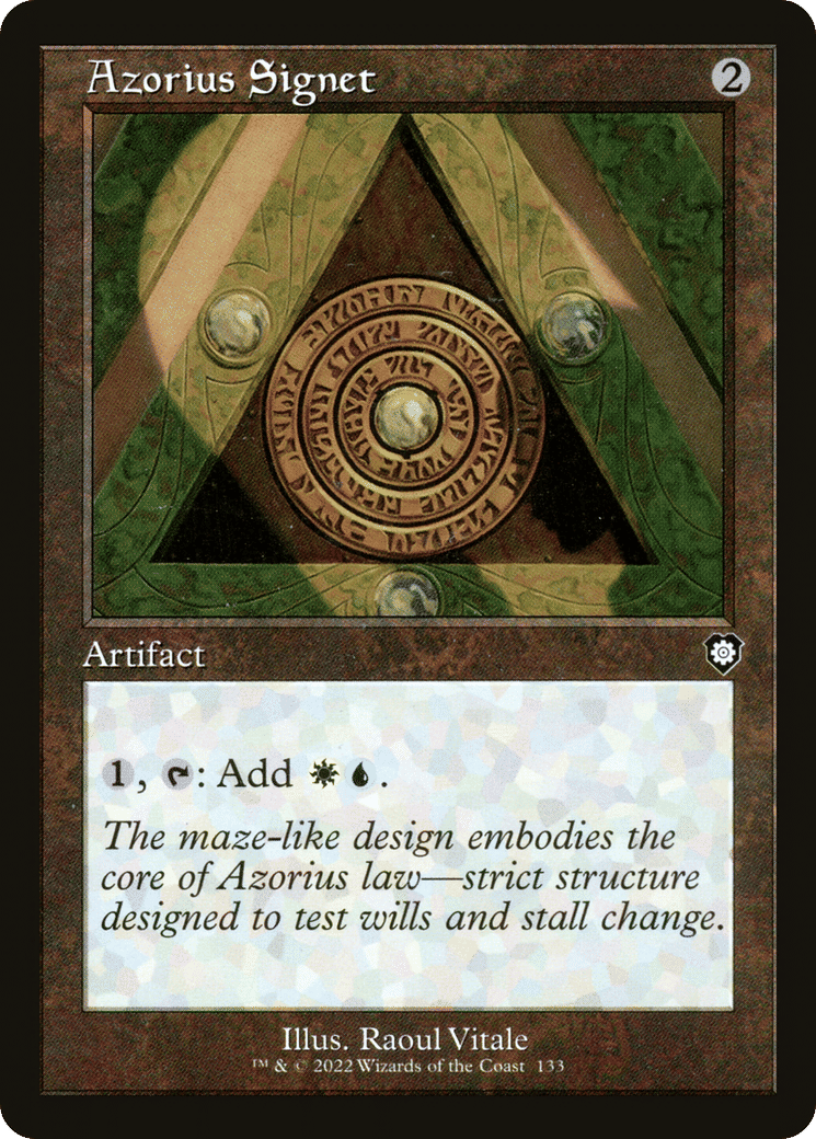 Azorius Signet — The Brothers' War Commander — Magic: The Gathering