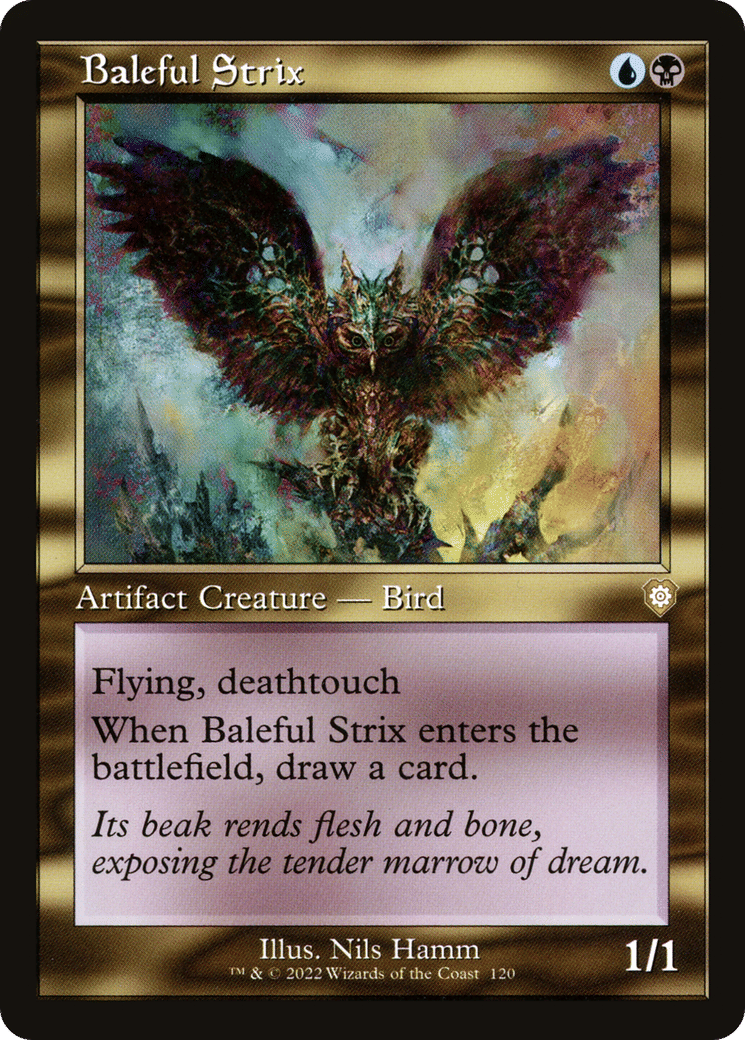 Baleful Strix — The Brothers' War Commander — Magic: The Gathering