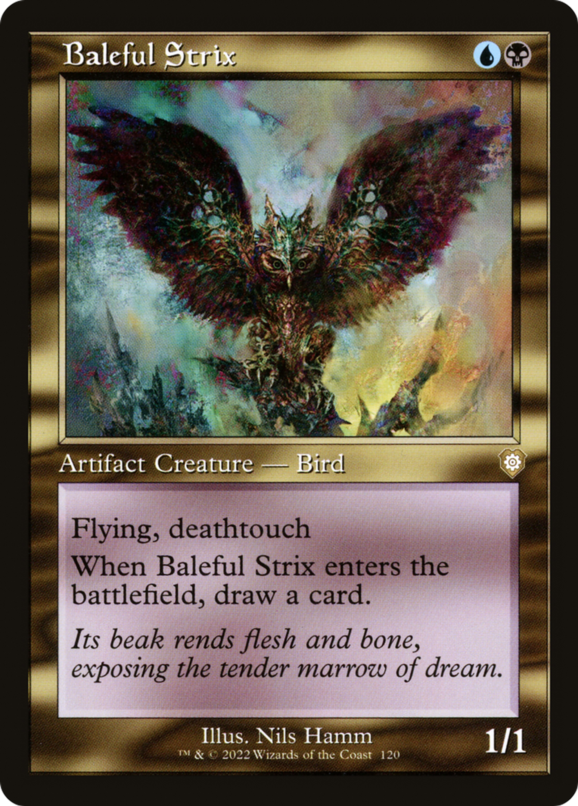 Baleful Strix — The Brothers' War Commander — Magic: The Gathering