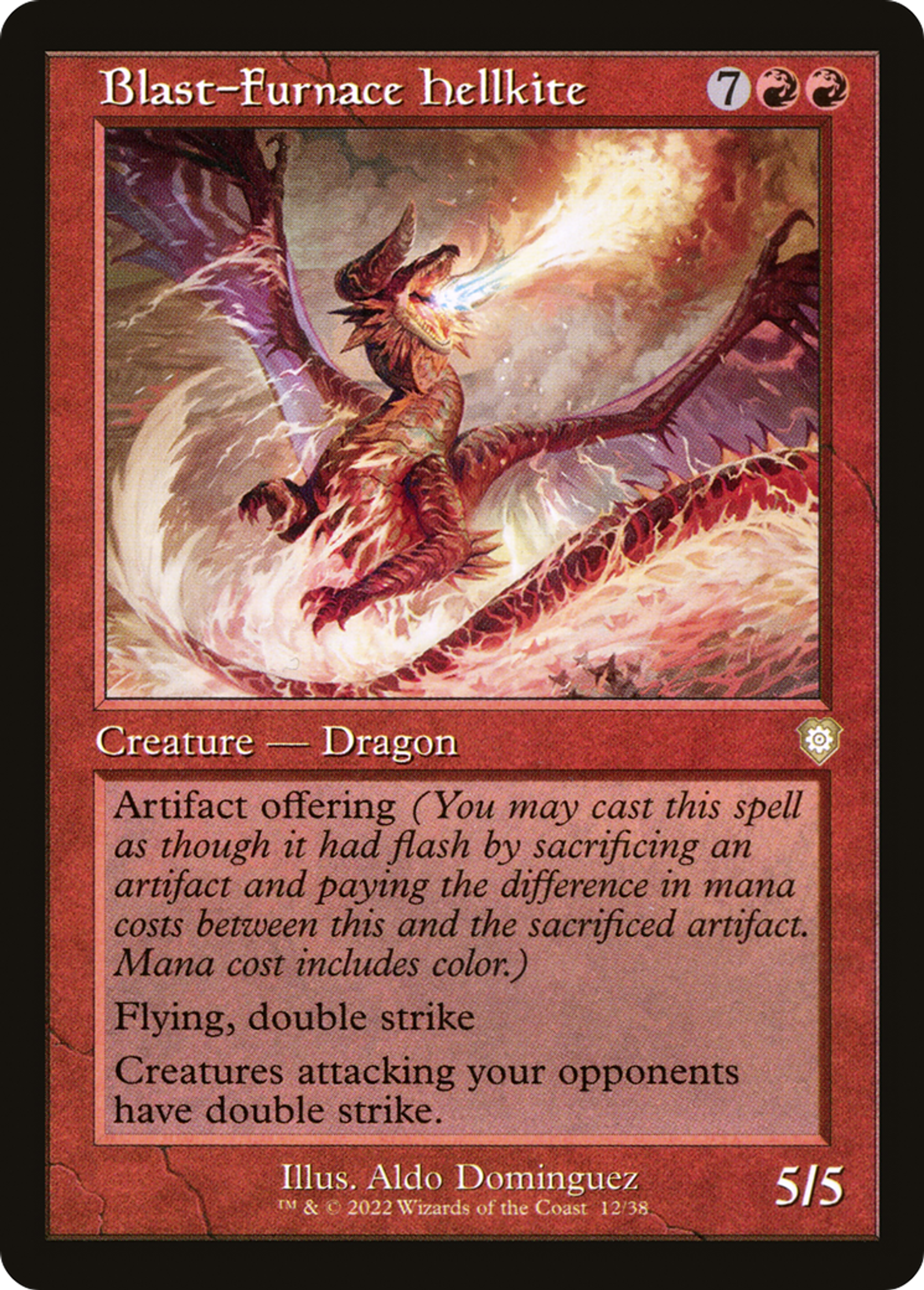 Escouflenfer du fourneau — The Brothers' War Commander — Magic: The Gathering