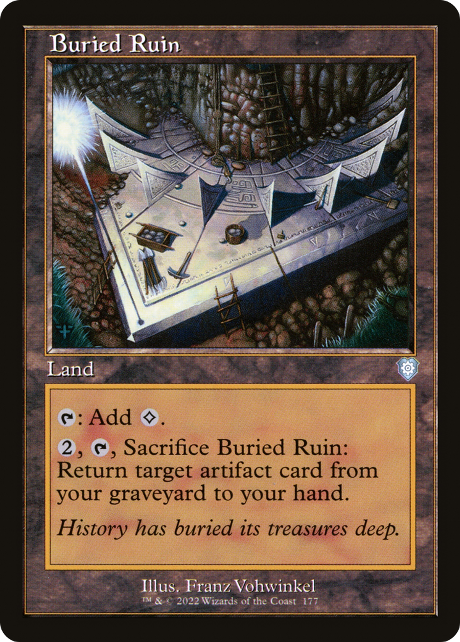 Ruine ensevelie — The Brothers' War Commander — Magic: The Gathering
