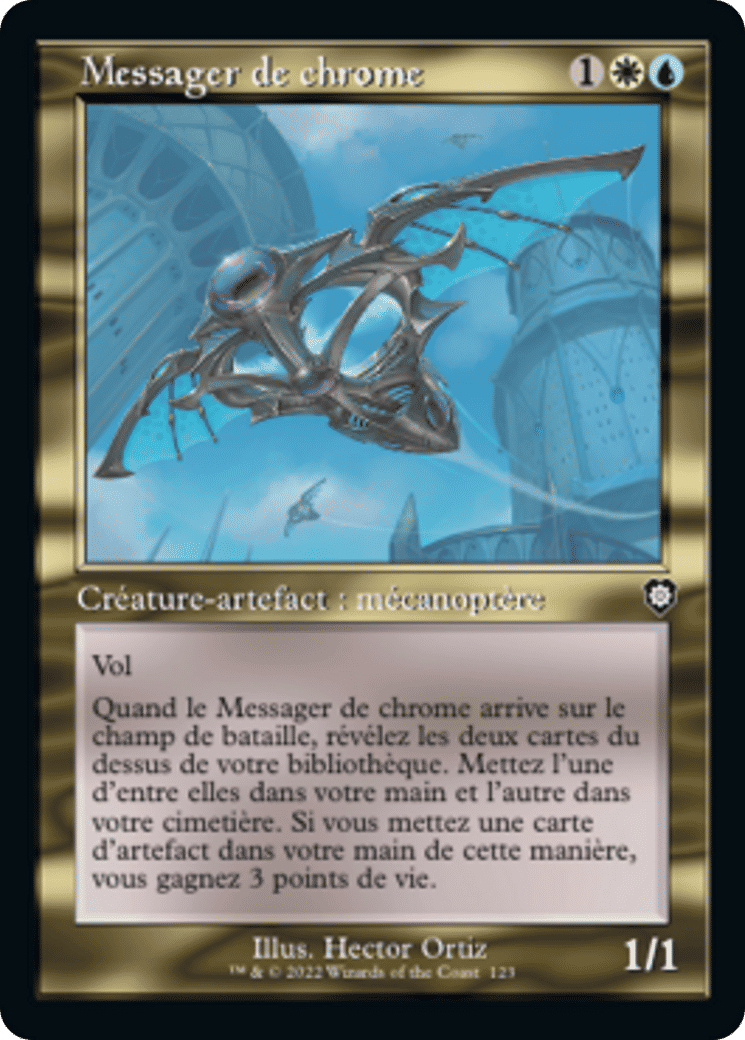 Messager de chrome — The Brothers' War Commander — Magic: The Gathering