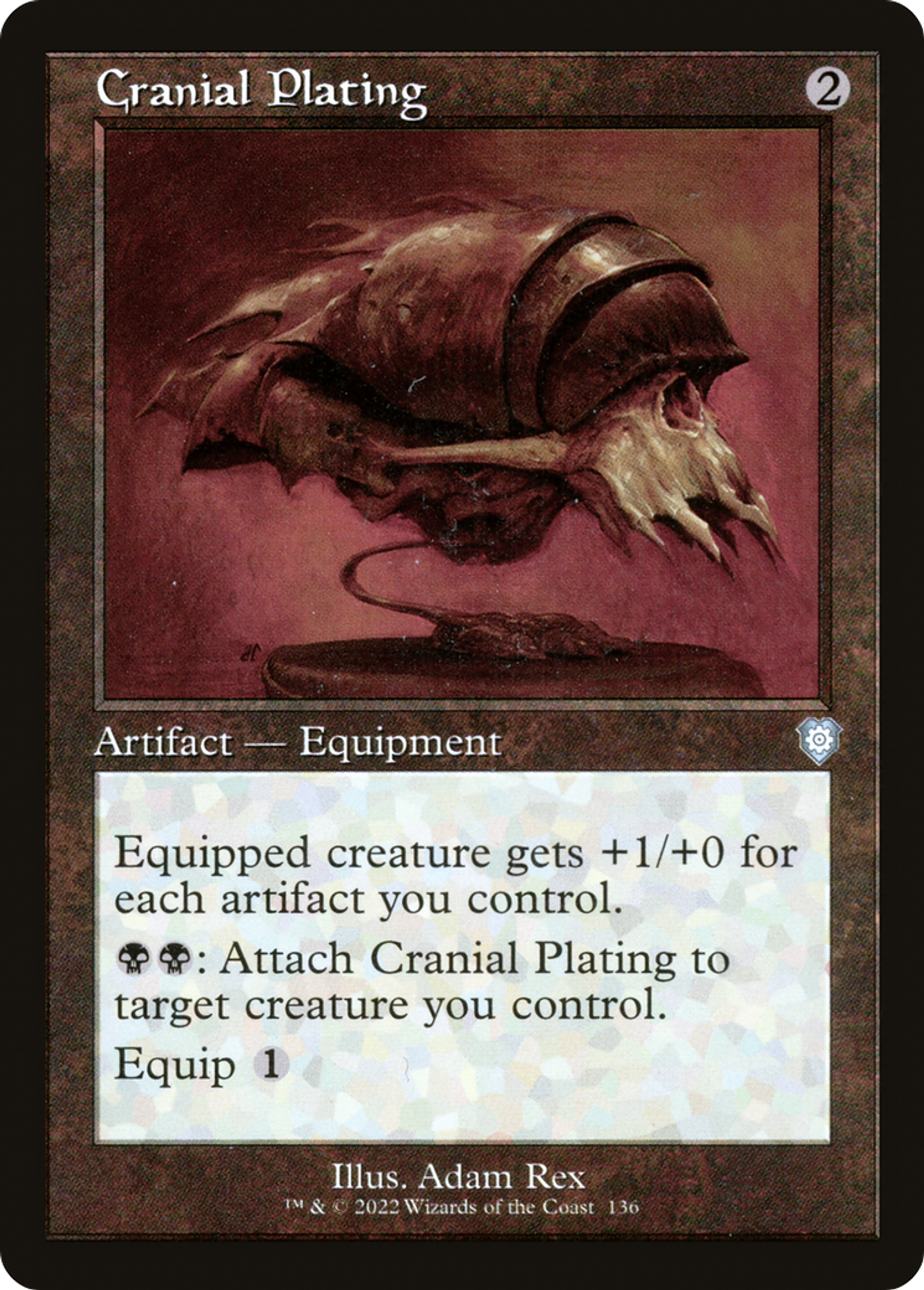 Blindage crânien — The Brothers' War Commander — Magic: The Gathering