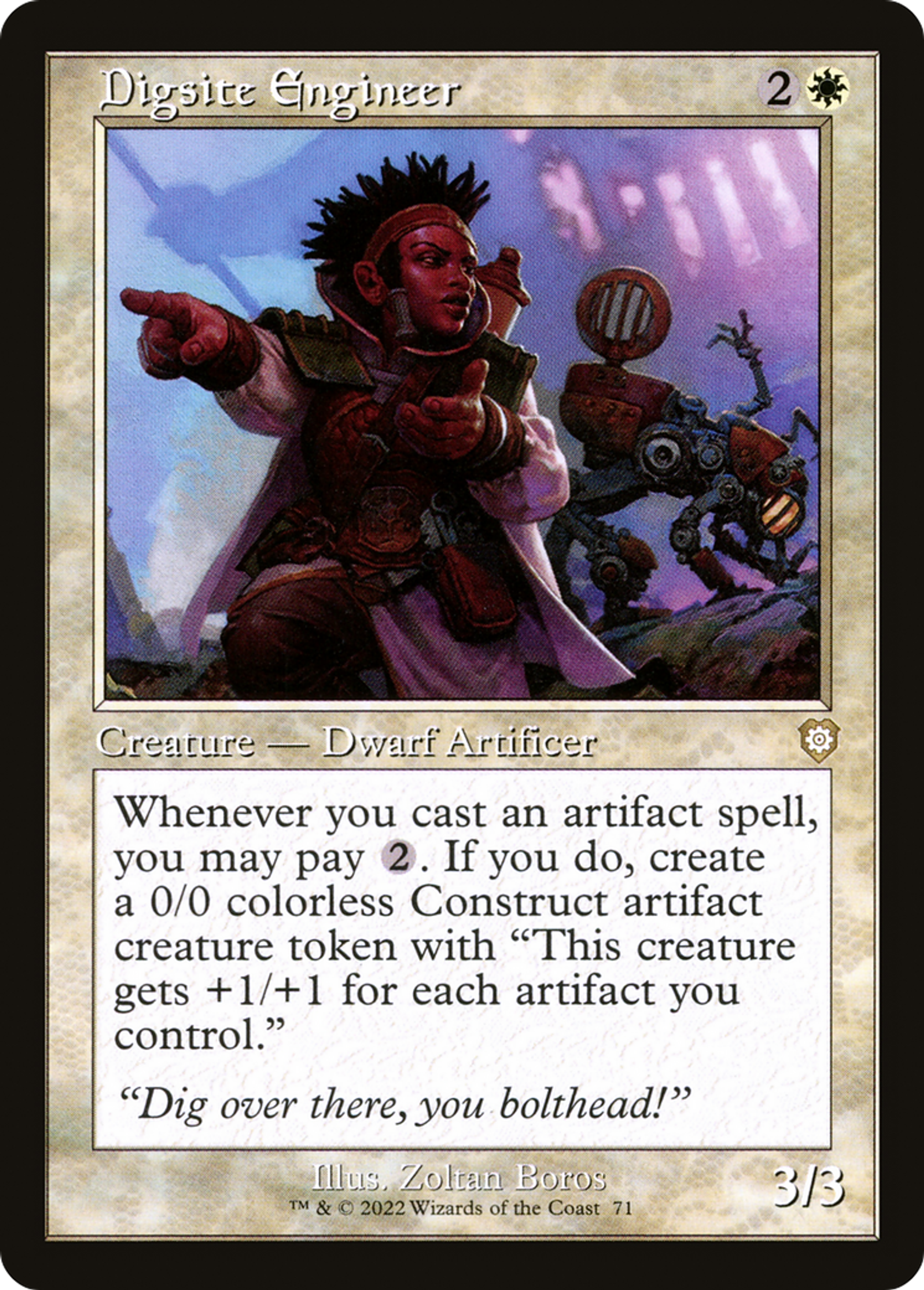 Digsite Engineer — The Brothers' War Commander — Magic: The Gathering