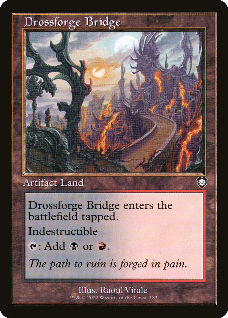 Drossforge Bridge — The Brothers' War Commander — Magic: The Gathering