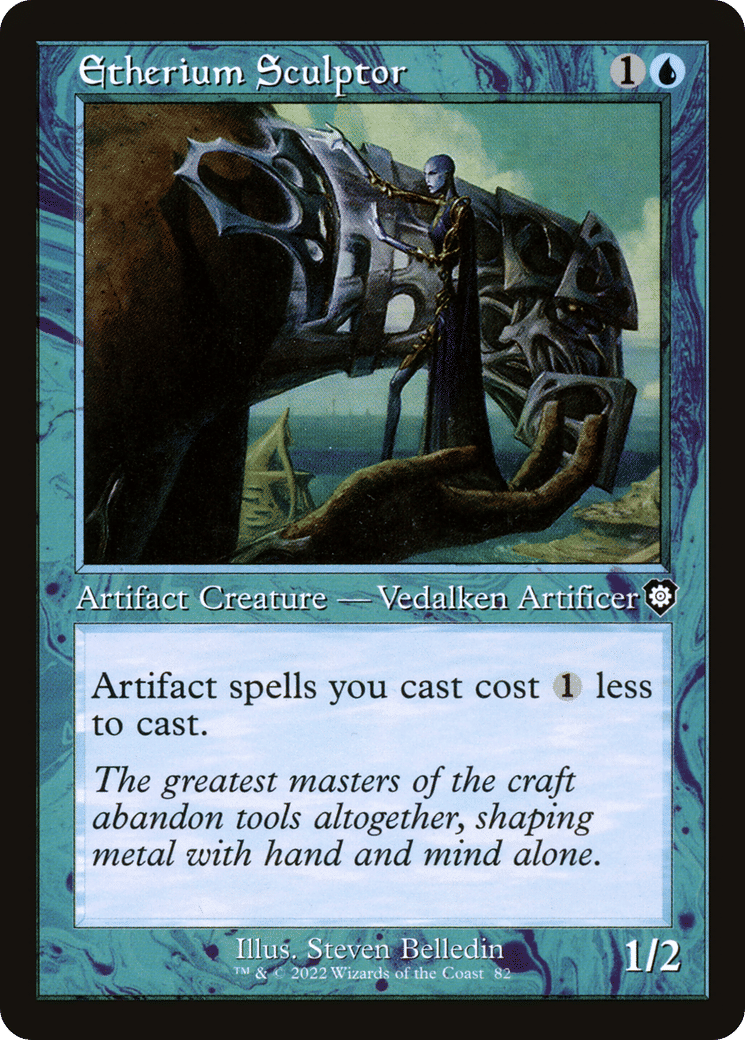 Etherium Sculptor — The Brothers' War Commander — Magic: The Gathering