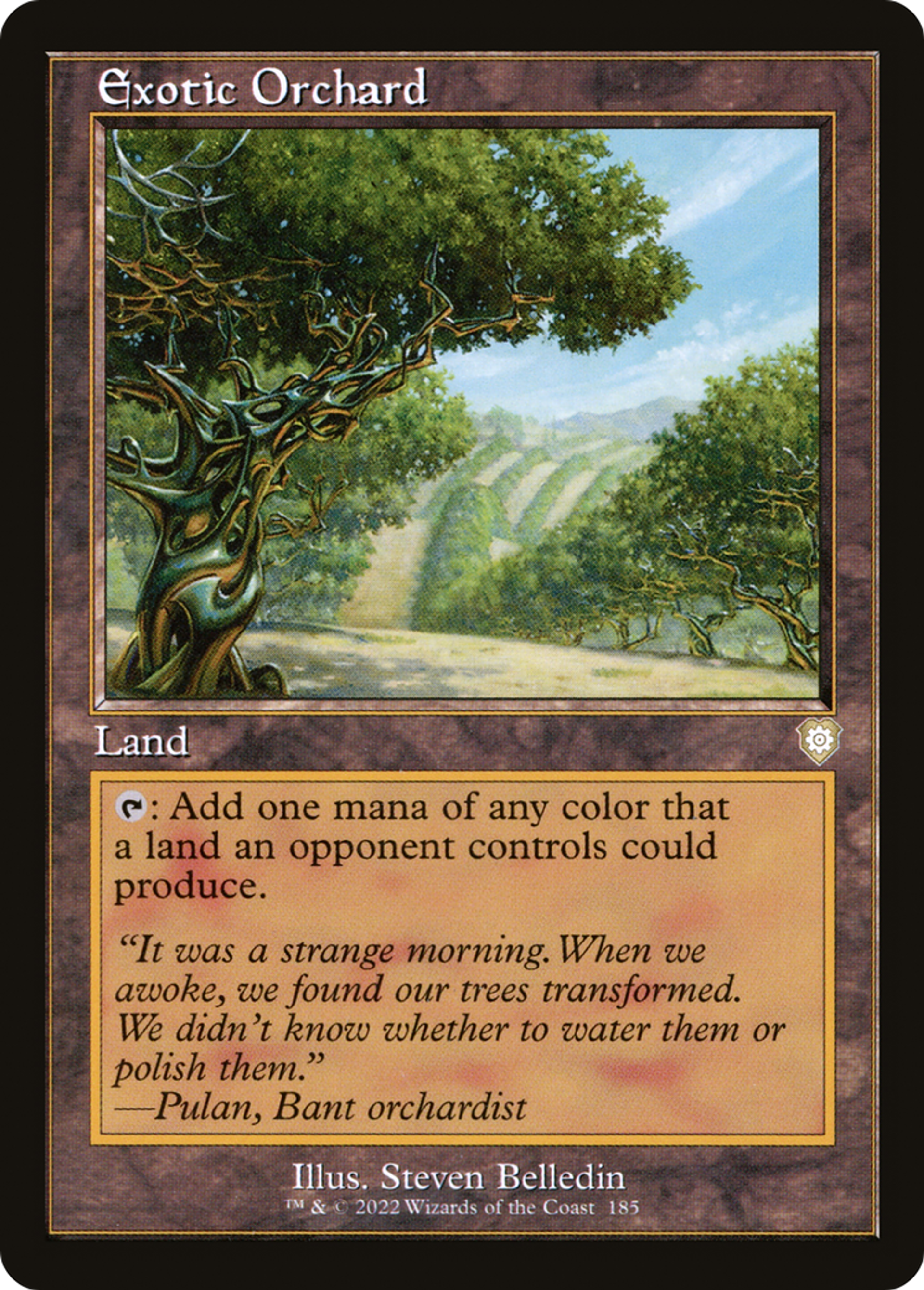 Verger exotique — The Brothers' War Commander — Magic: The Gathering