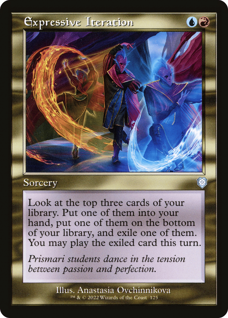 Expressive Iteration — The Brothers' War Commander — Magic: The Gathering